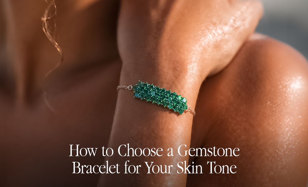 gemstone bracelet for skin tone