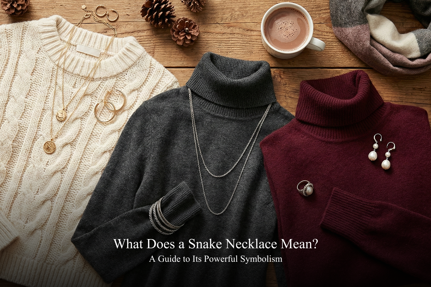 how to style jewelry in winter