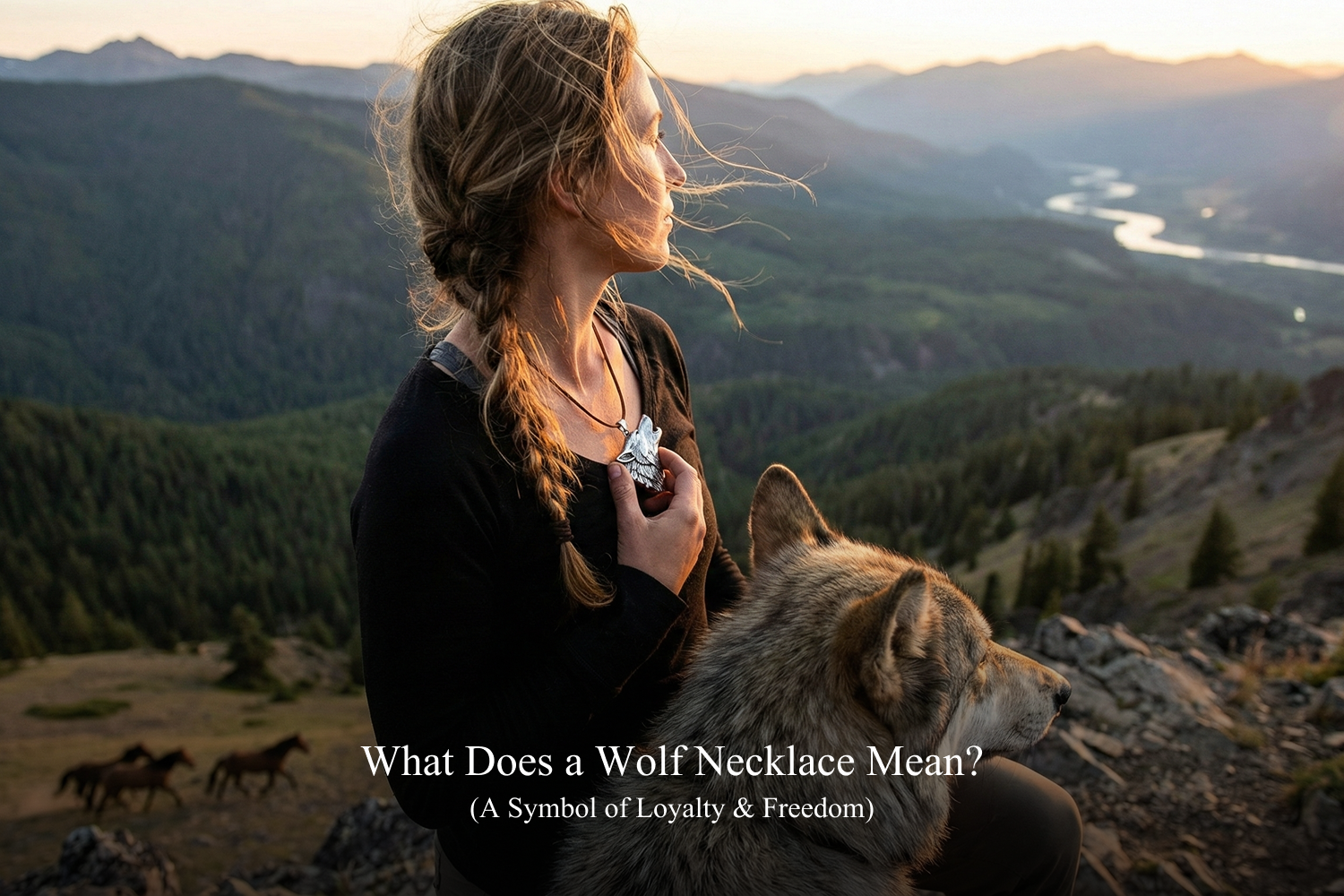 wolf necklace meaning