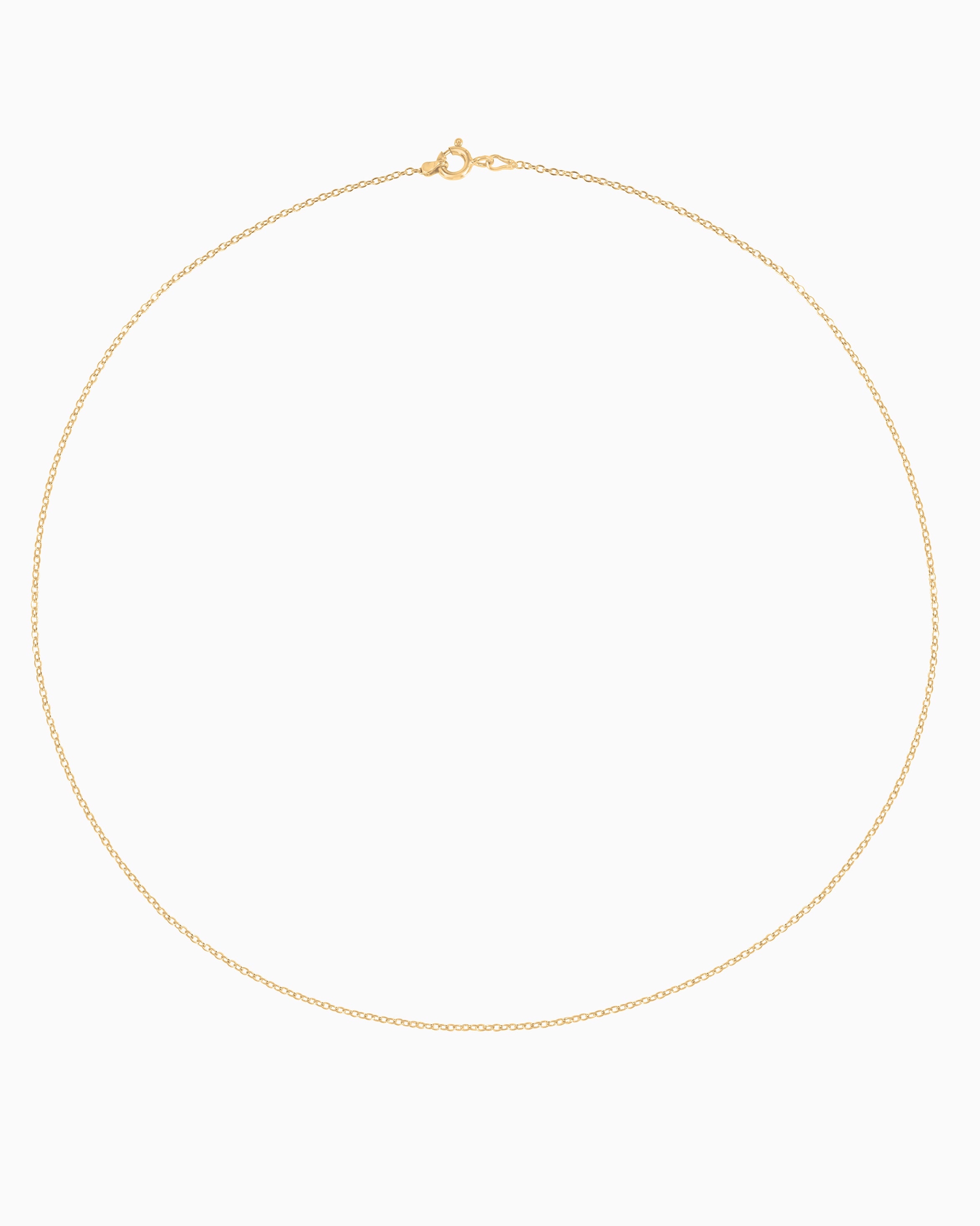 Gold Cable Chain 18"