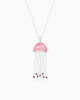 Pink Jellyfish Pendant