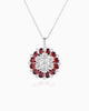 Tatiana Petal Pendant - Garnet Edition