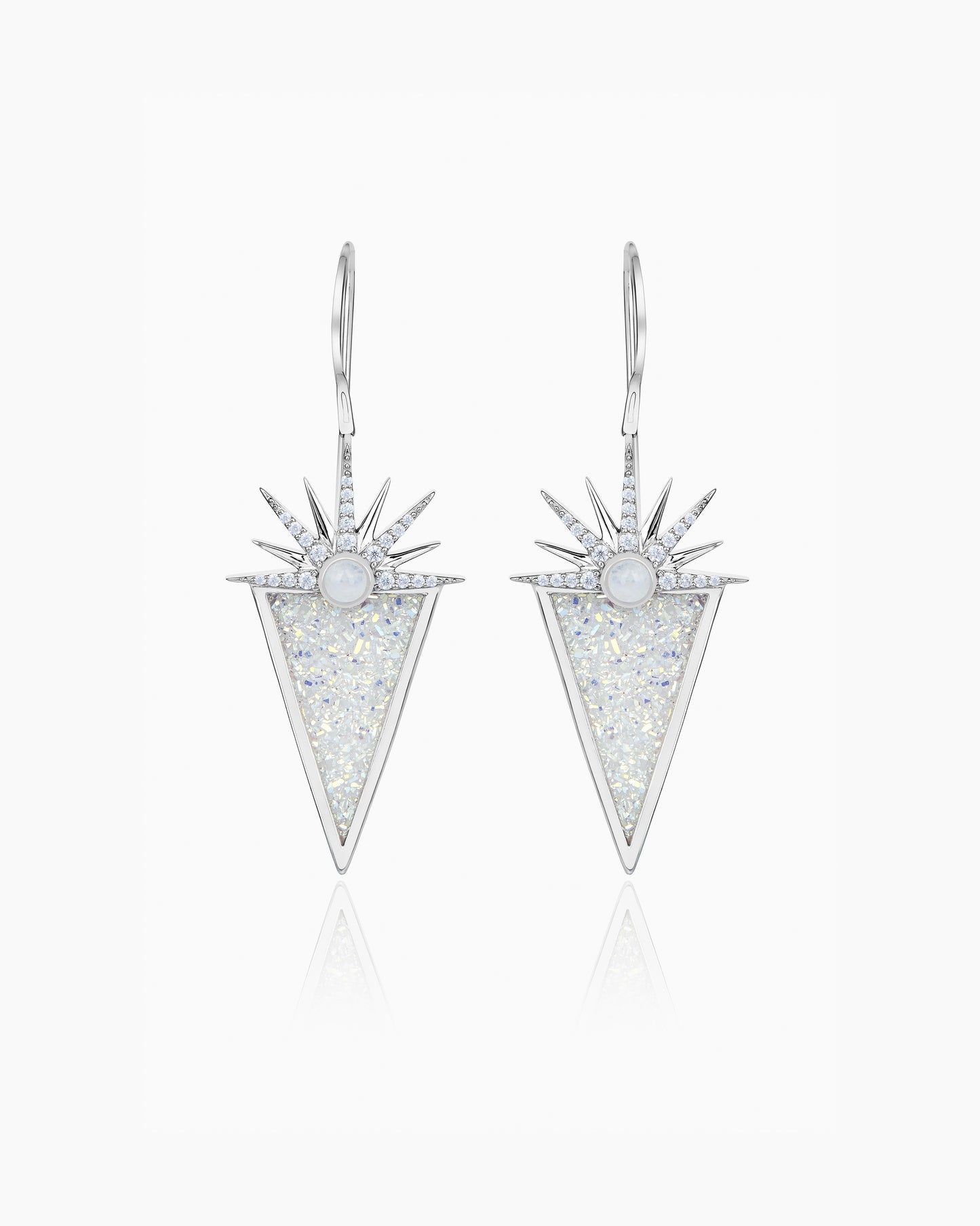 Sunset in the blush fields earrings
