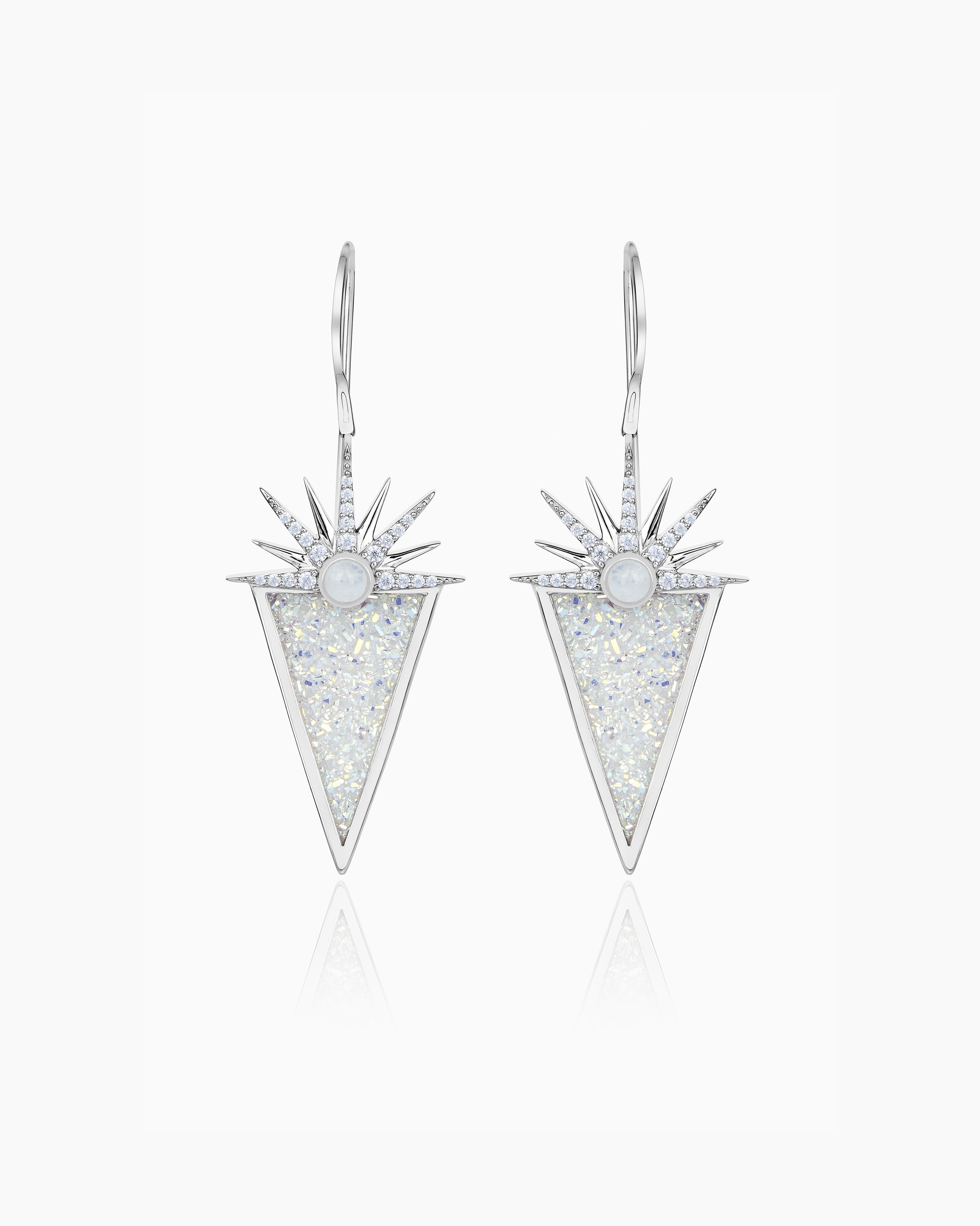 Sunset in the blush fields earrings