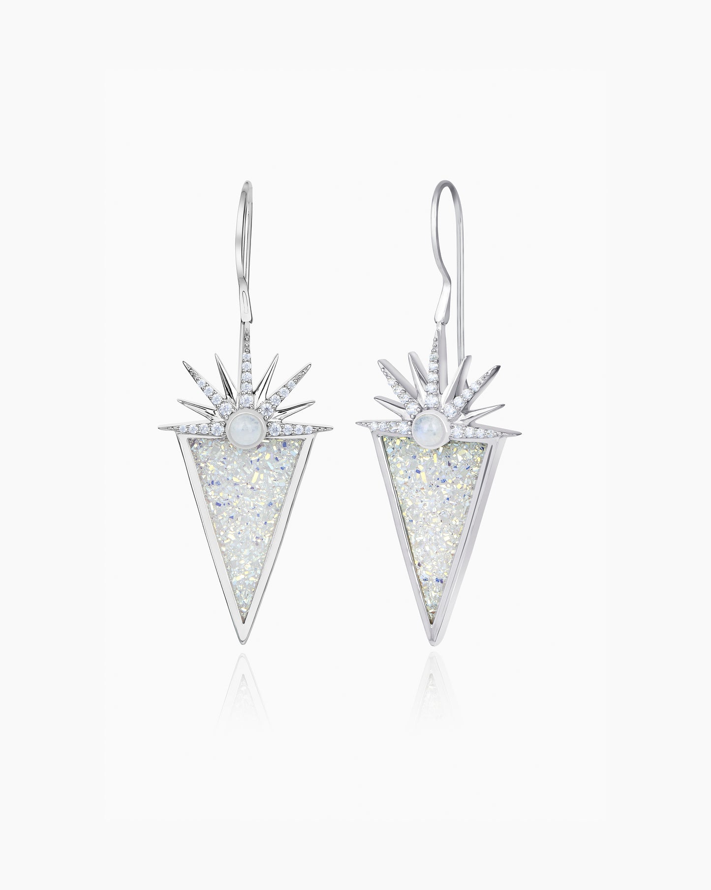Sunset in the blush fields earrings