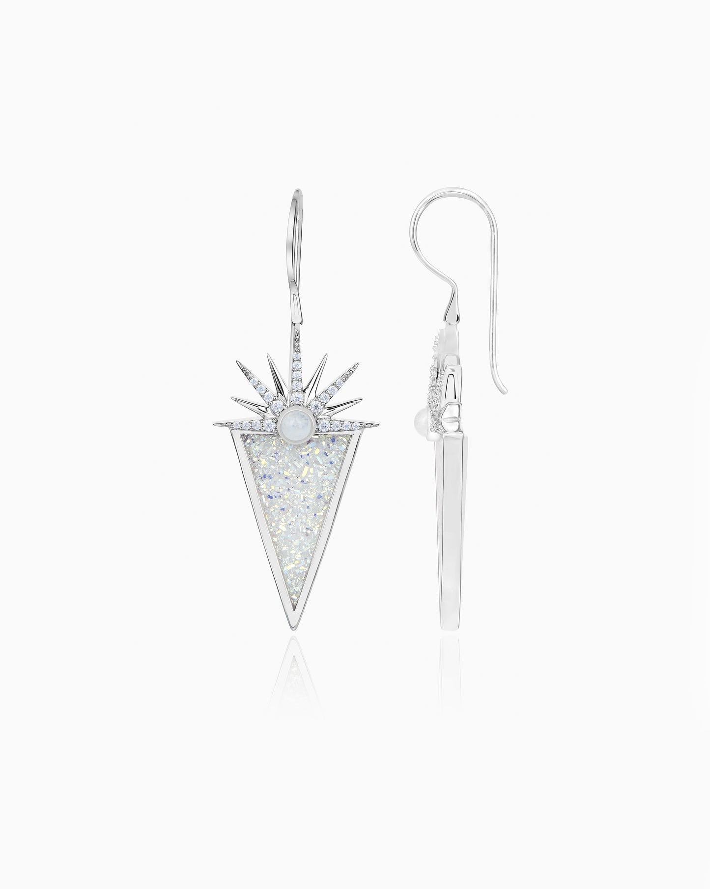 Sunset in the blush fields earrings