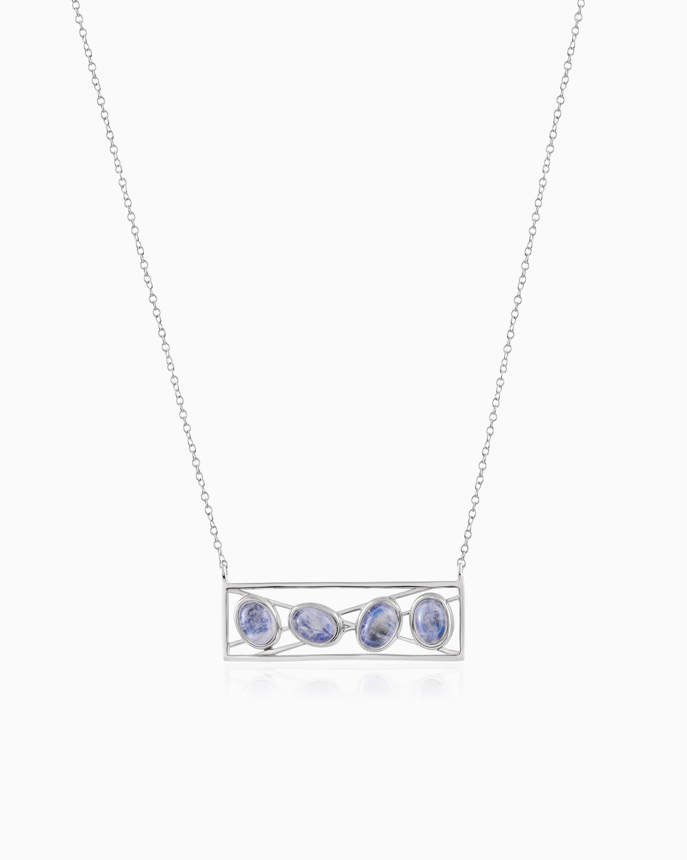 Water Pebble Necklace 18"