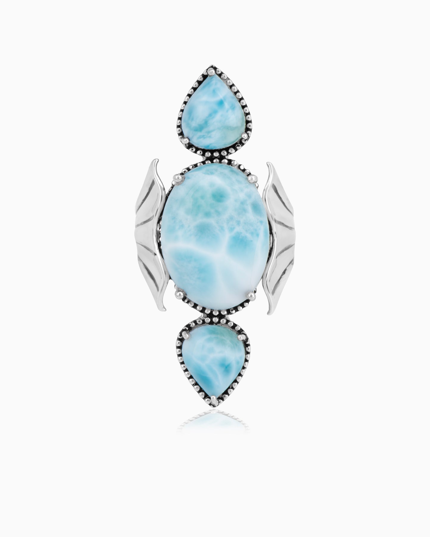 Larimar Stone Statement Ring