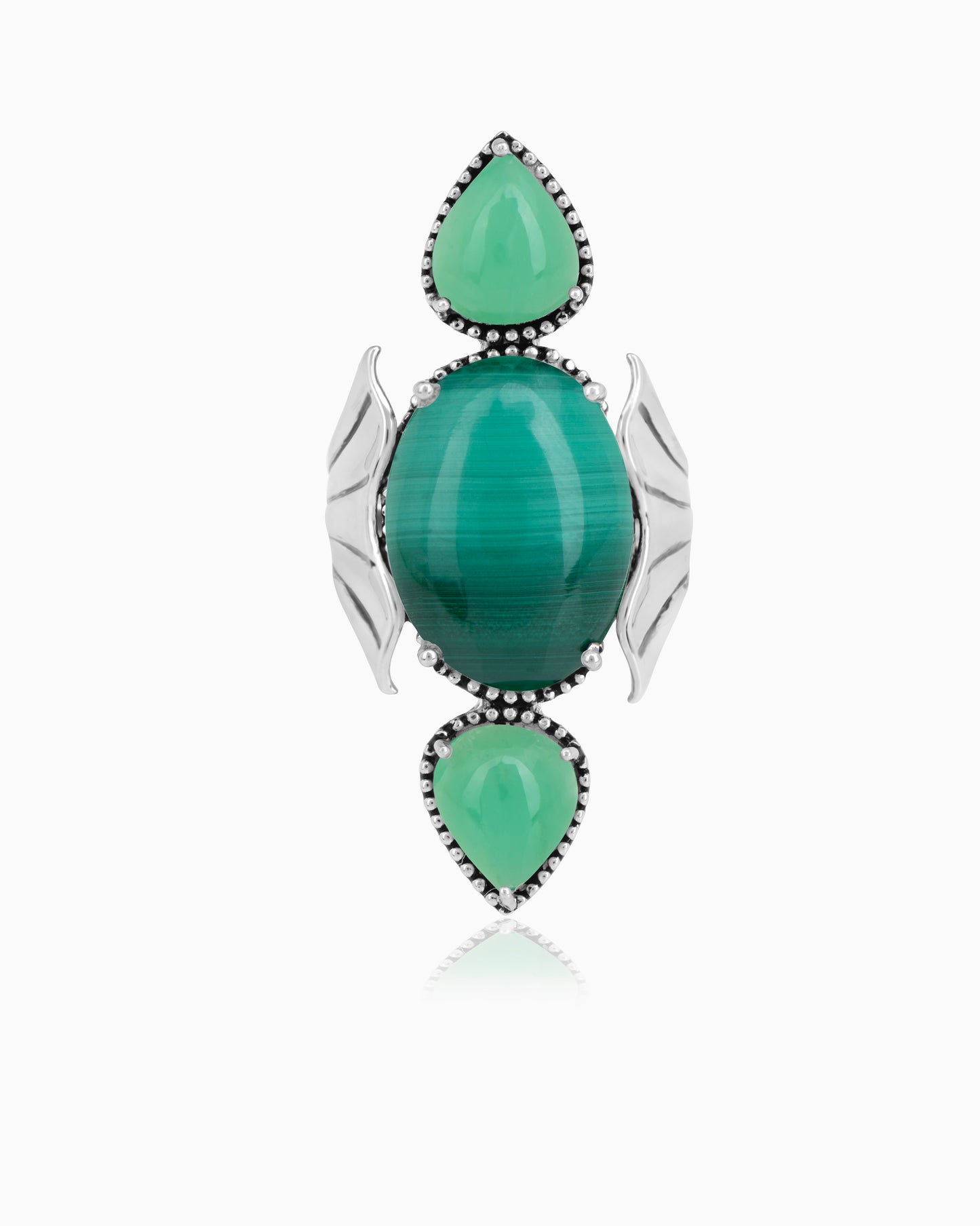 Malachite Statement Ring