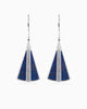 Sapphire Drusy Drop Earrings