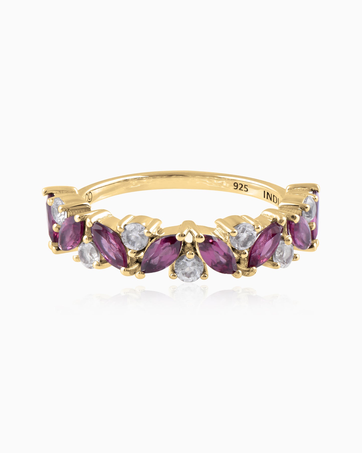 Raspberry Glimmer Ring