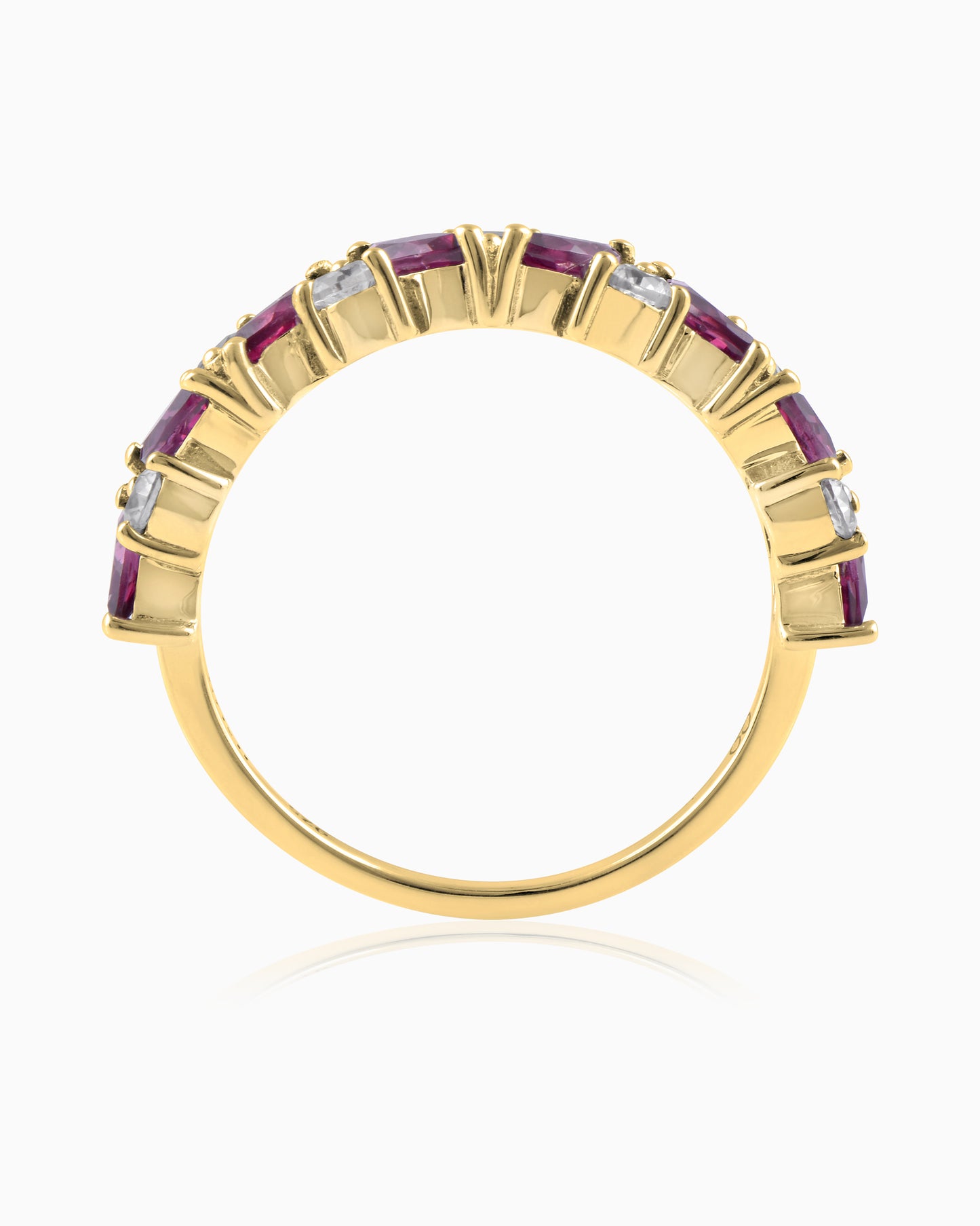Raspberry Glimmer Ring