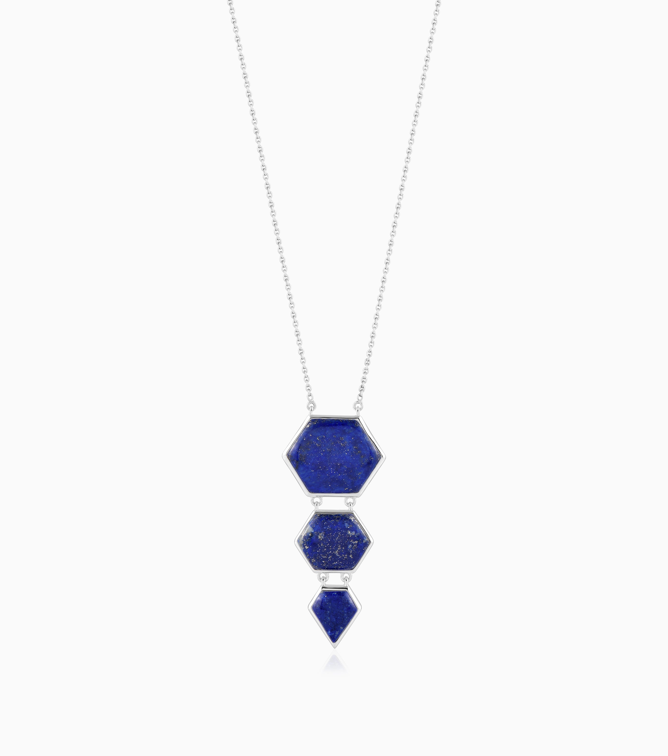 Midnight Runes Etched Necklace 18"