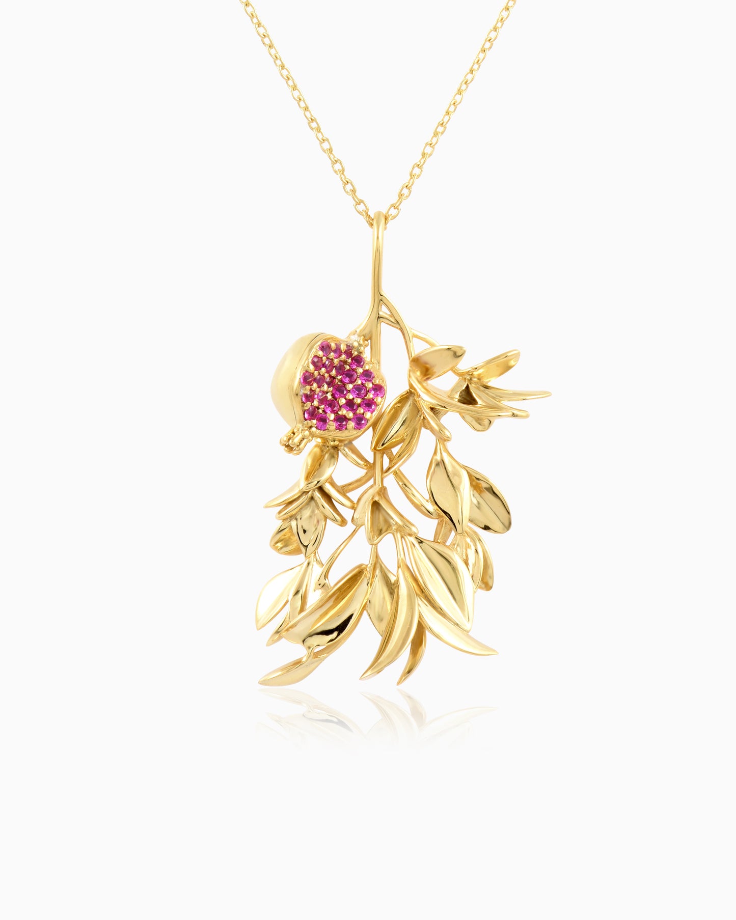Golden Pomegranate Pendant