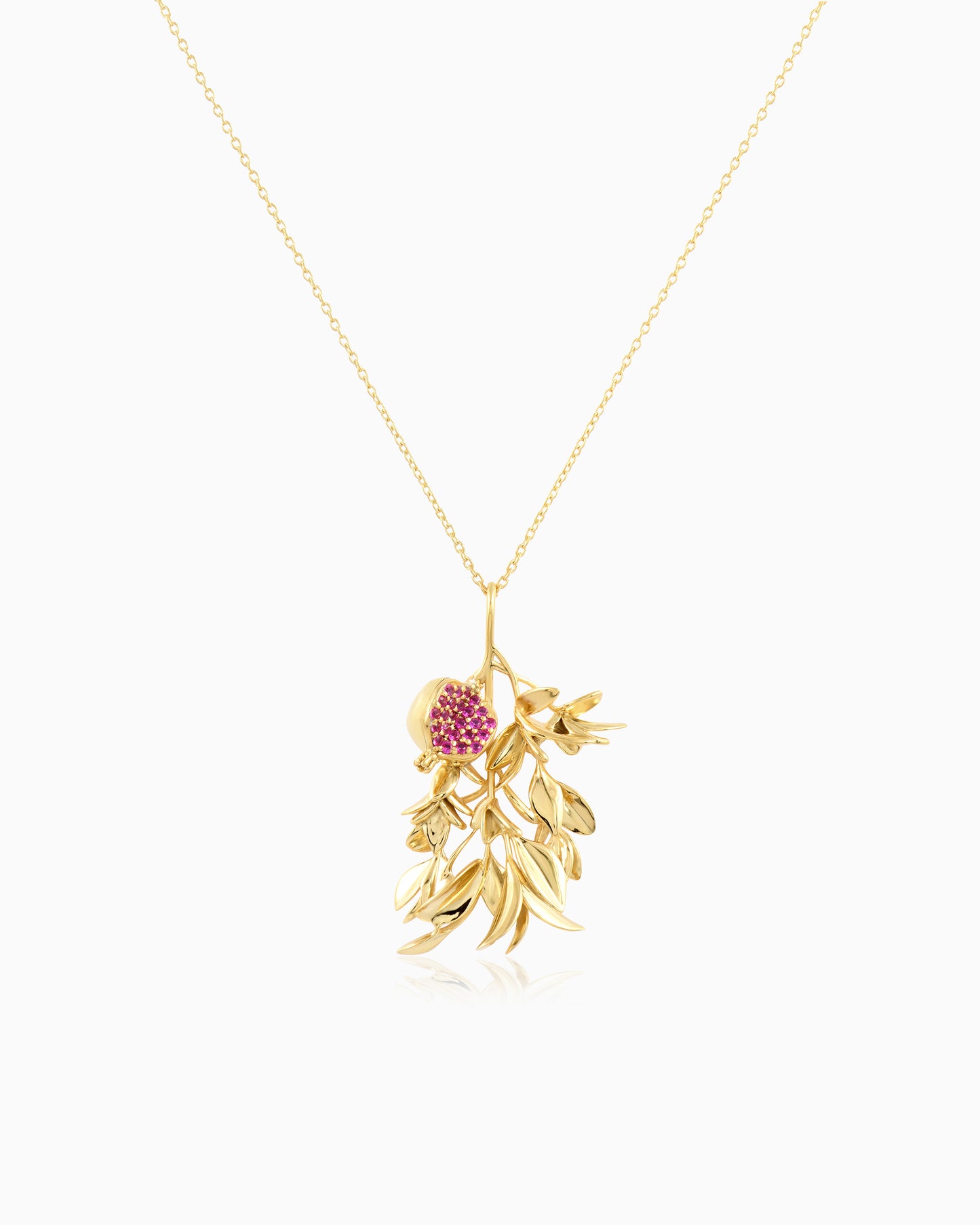 Golden Pomegranate Pendant