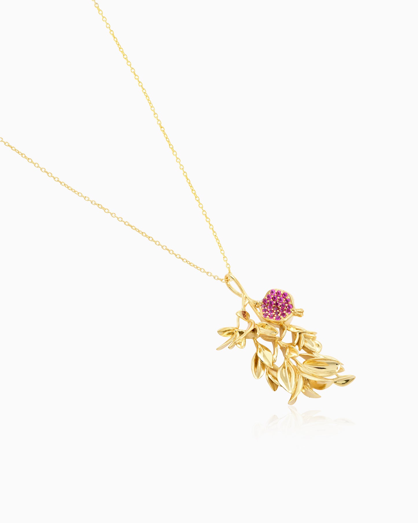 Golden Pomegranate Pendant