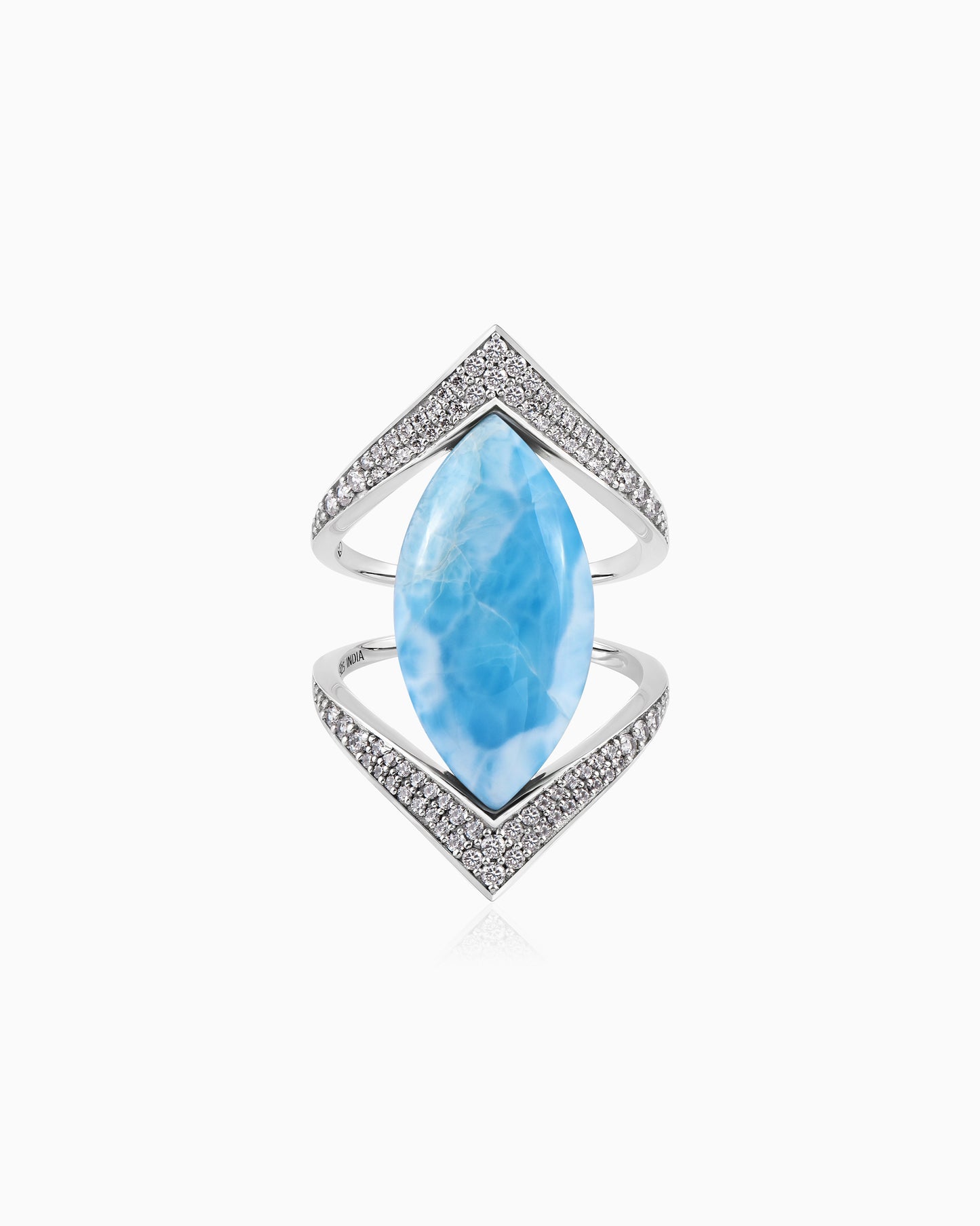 Siberean husky Eye Ring
