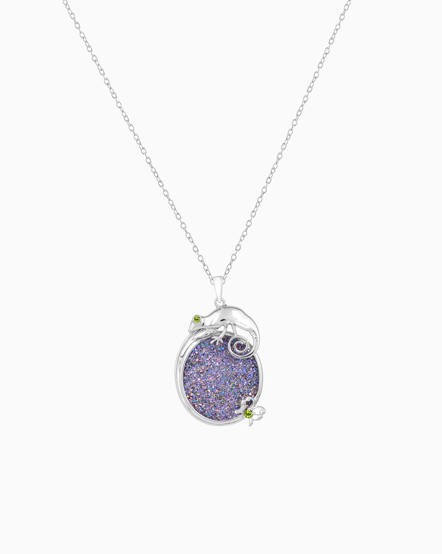 Lizard's Celestial Gaze Pendant