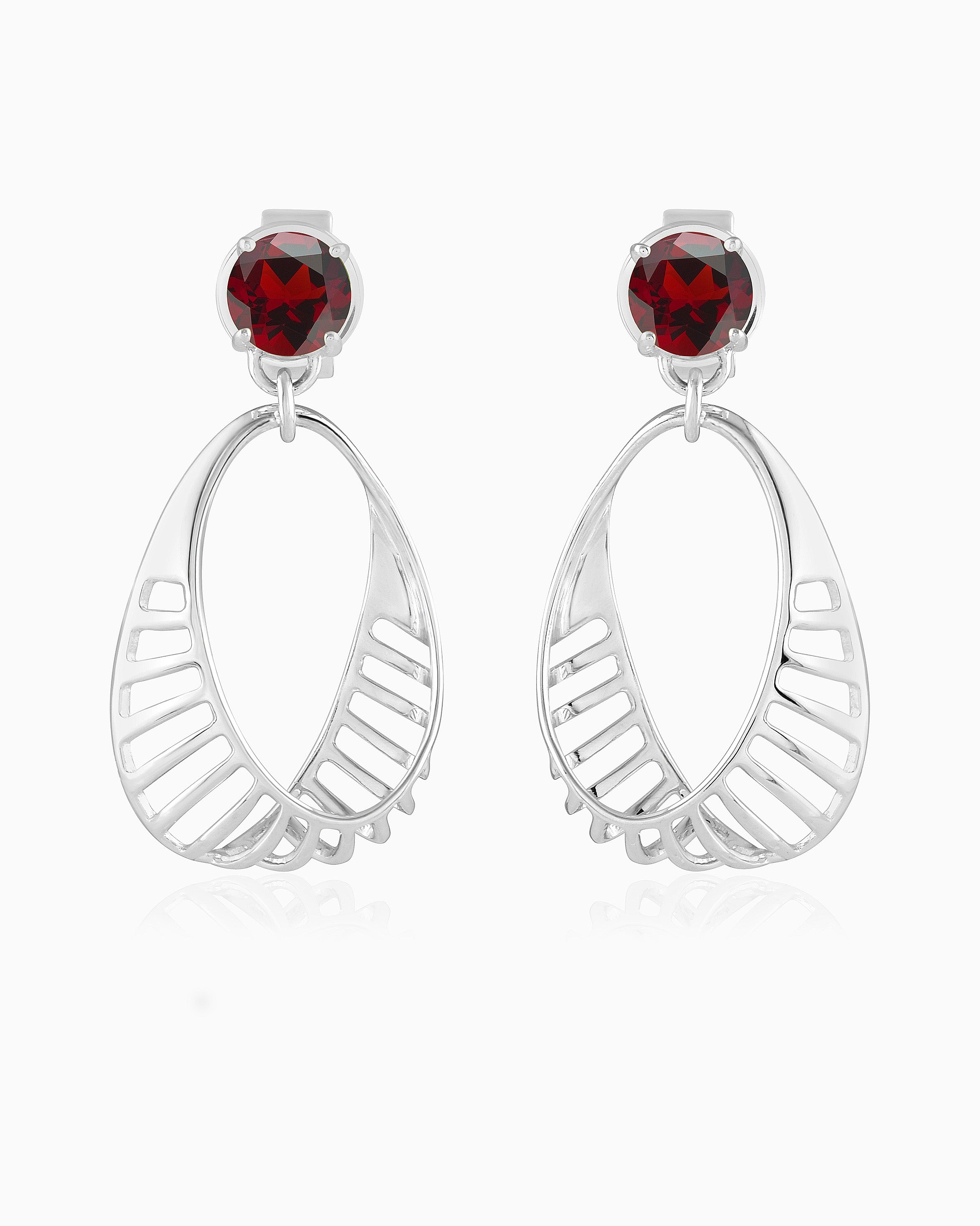 Cherry Hanging Basket Earrings