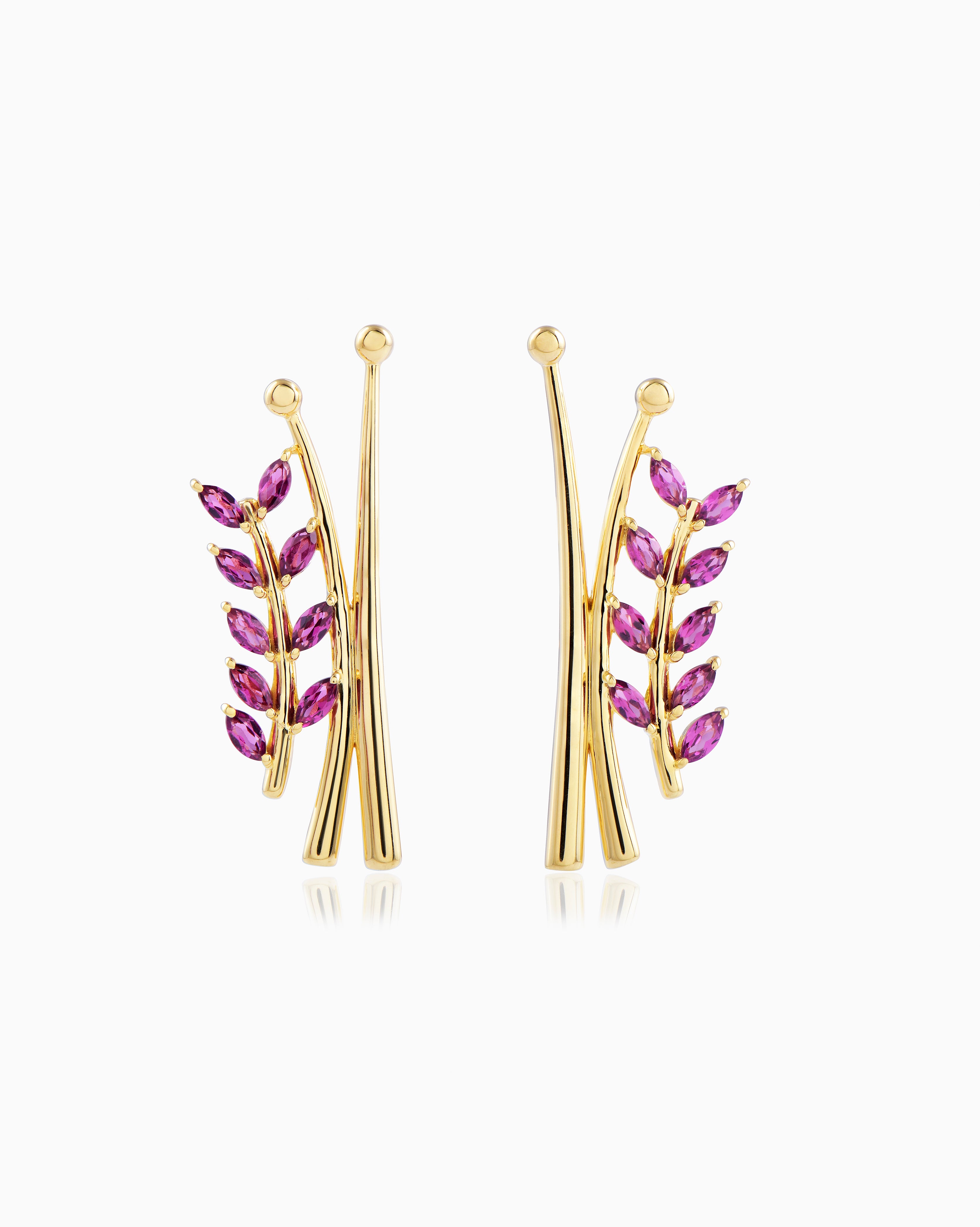 Rhodolite Muse Earrings