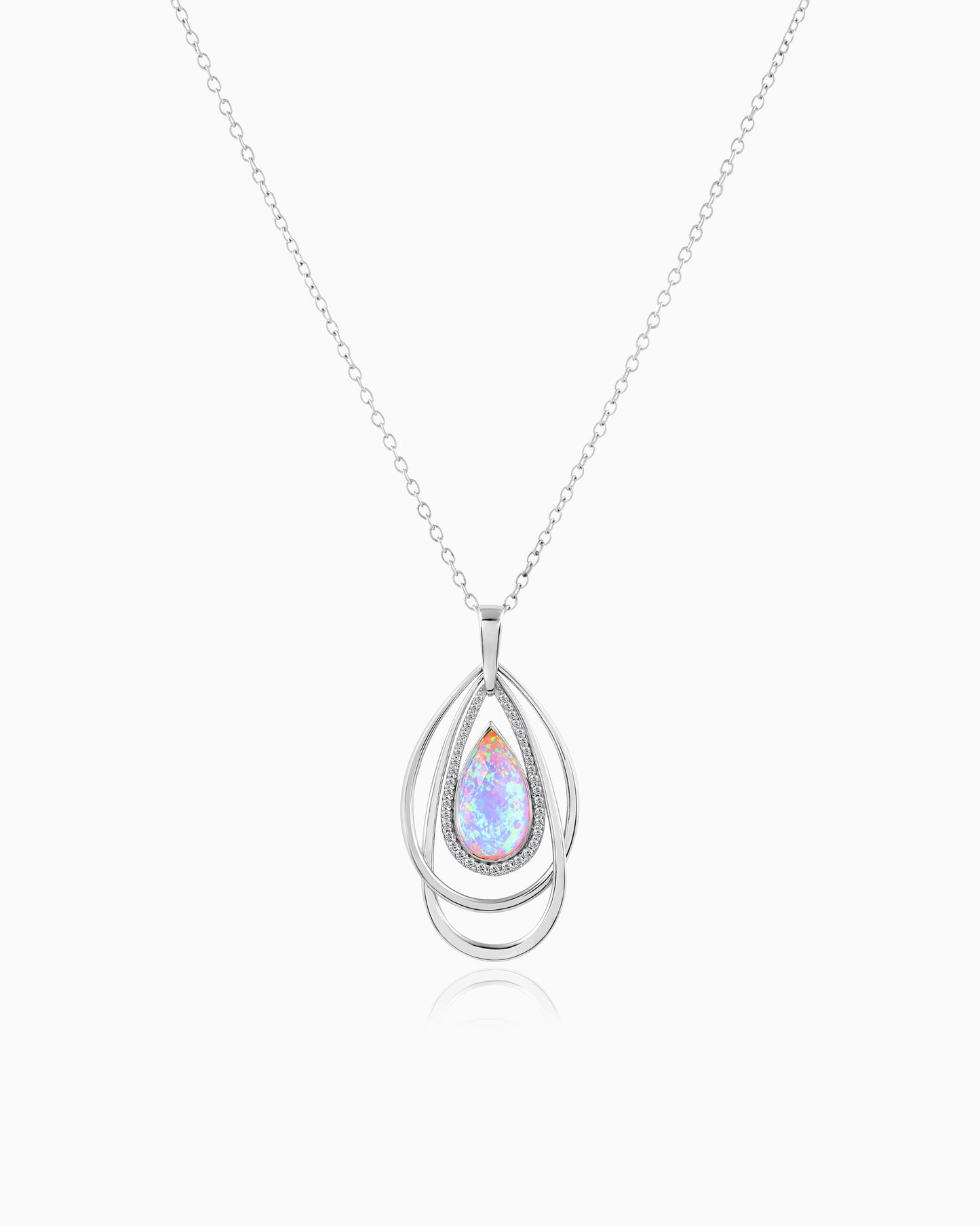 Milky Contour Pendant