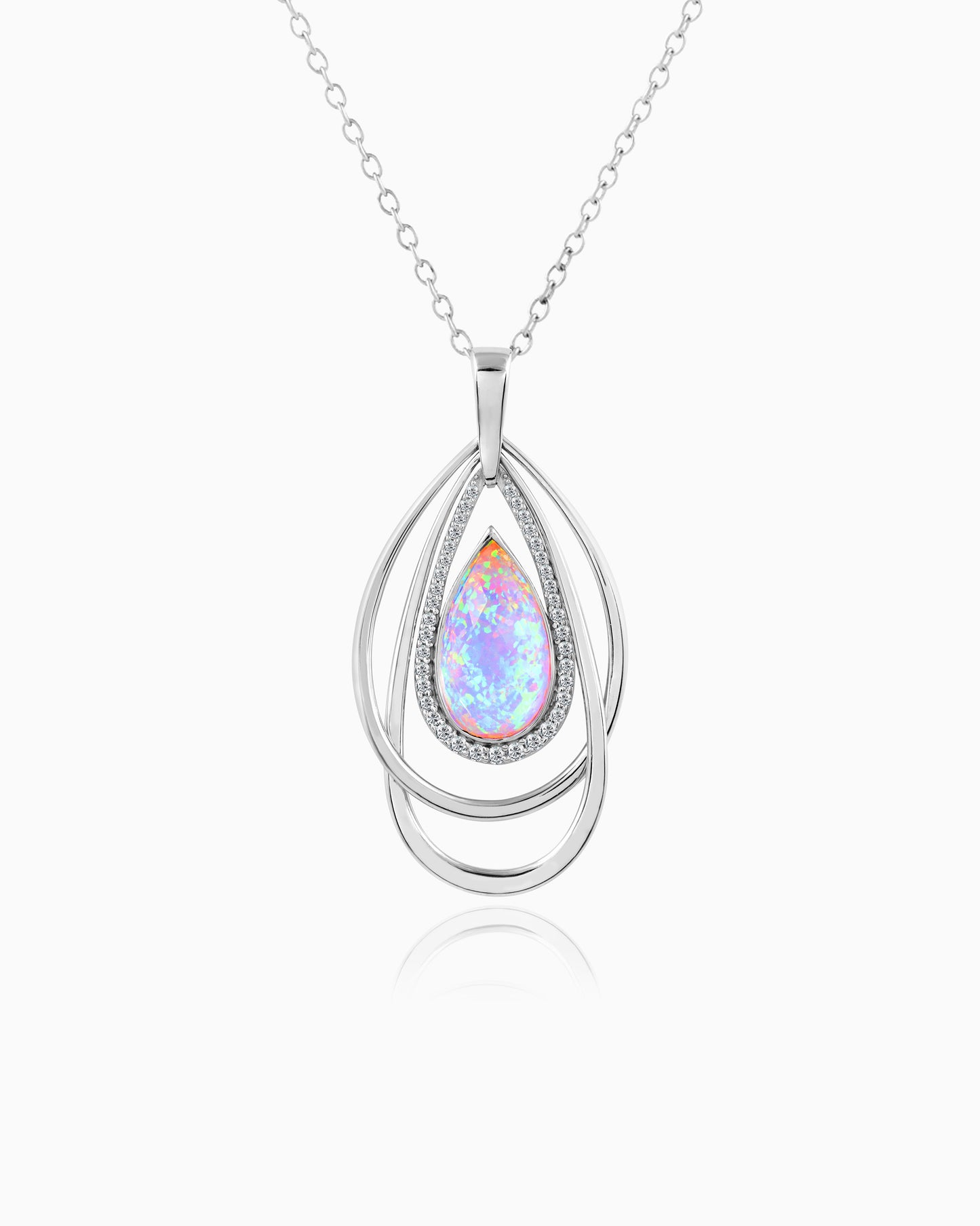 Milky Contour Pendant