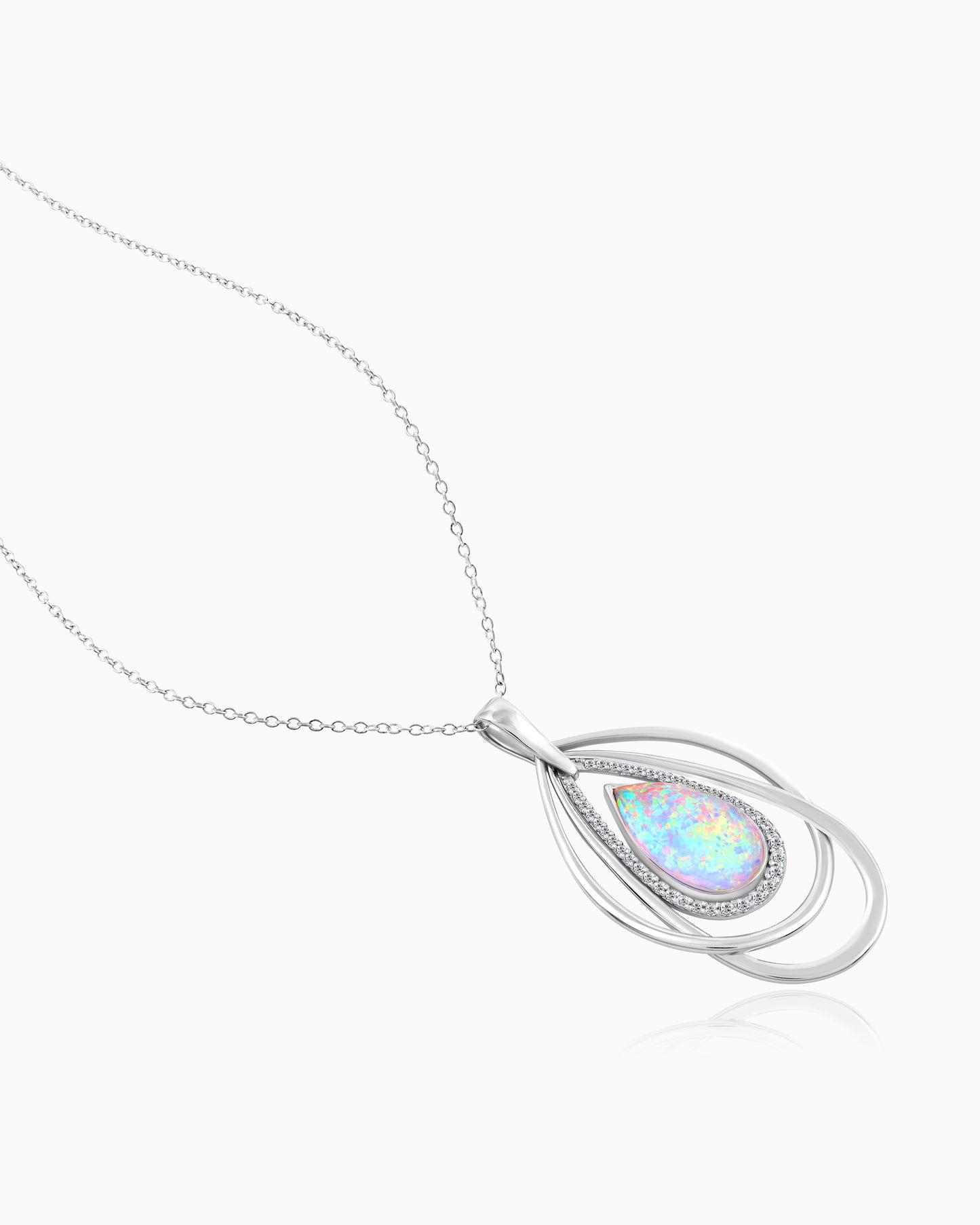Milky Contour Pendant