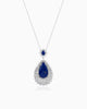 Lapis Lazuli Crescent  Pendant