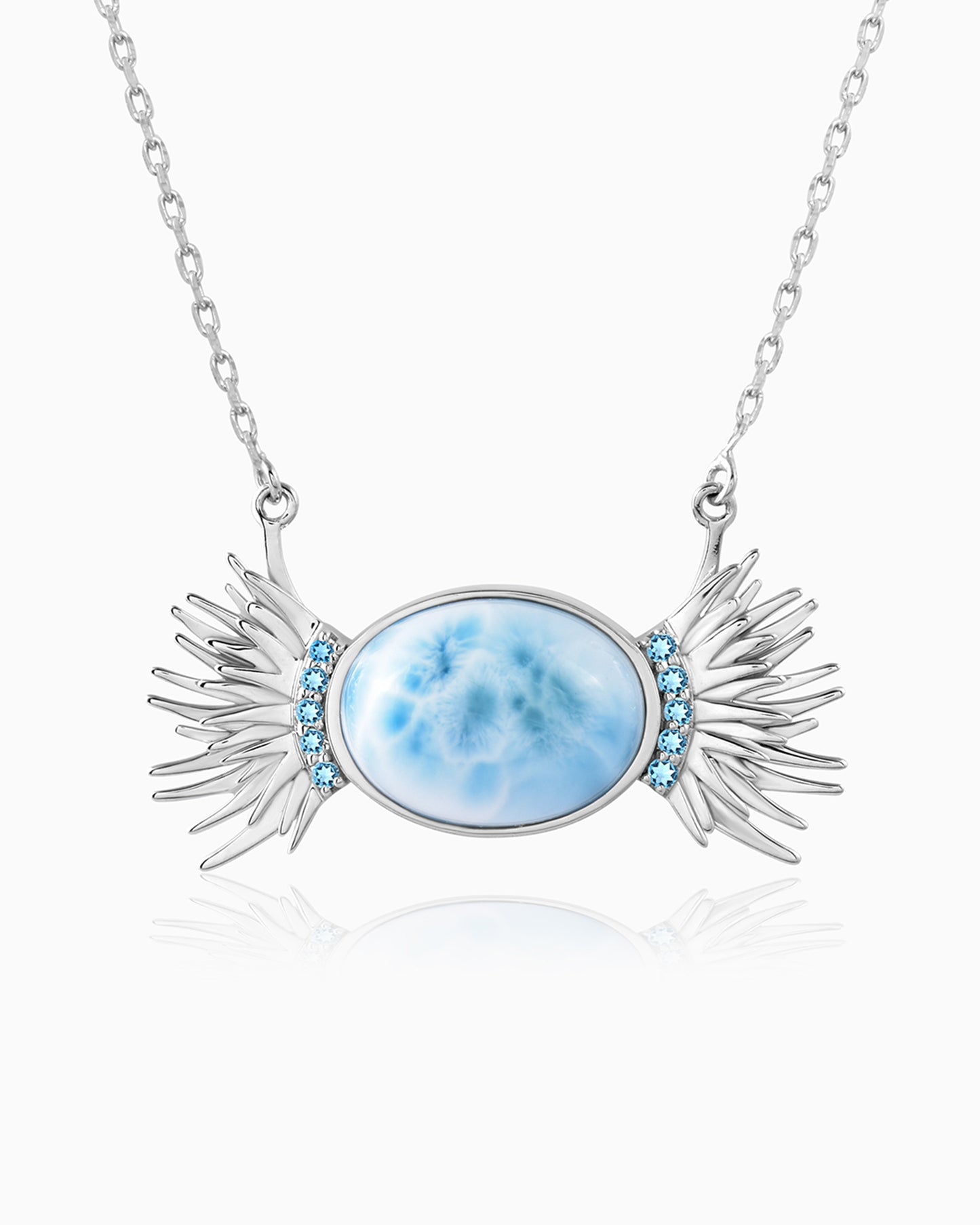 Deepshore Larimar Glow Necklace 18"