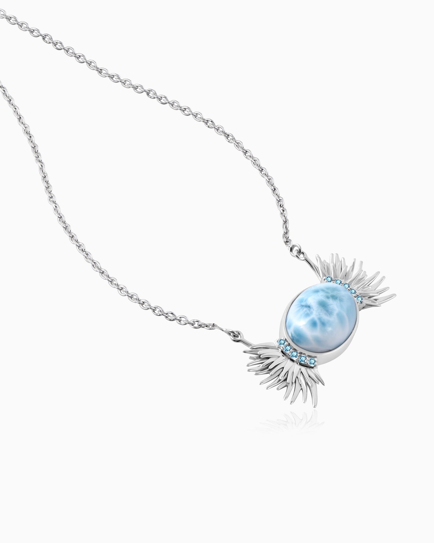 Deepshore Larimar Glow Necklace 18"