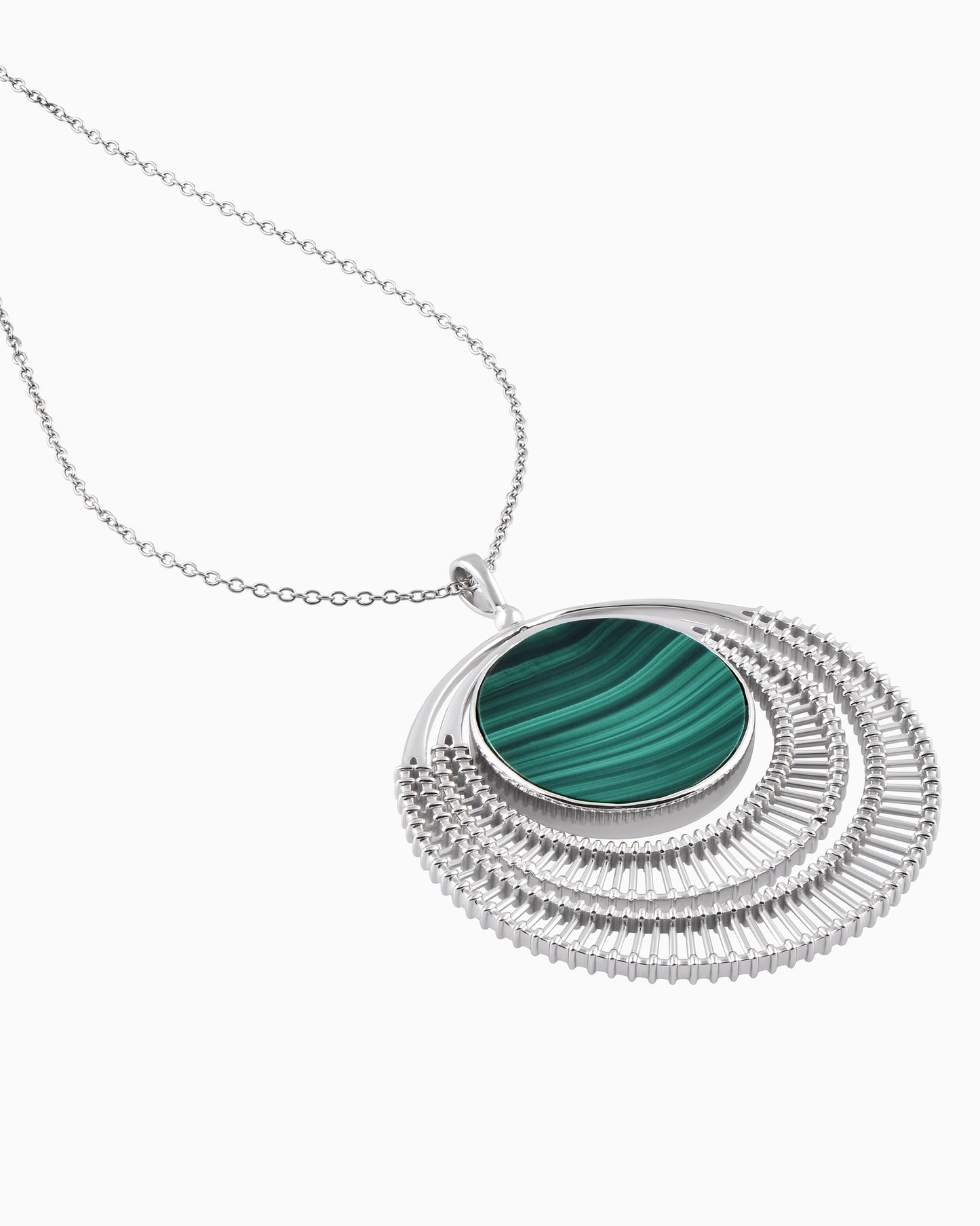 Twinned Full Moon Flip Pendant