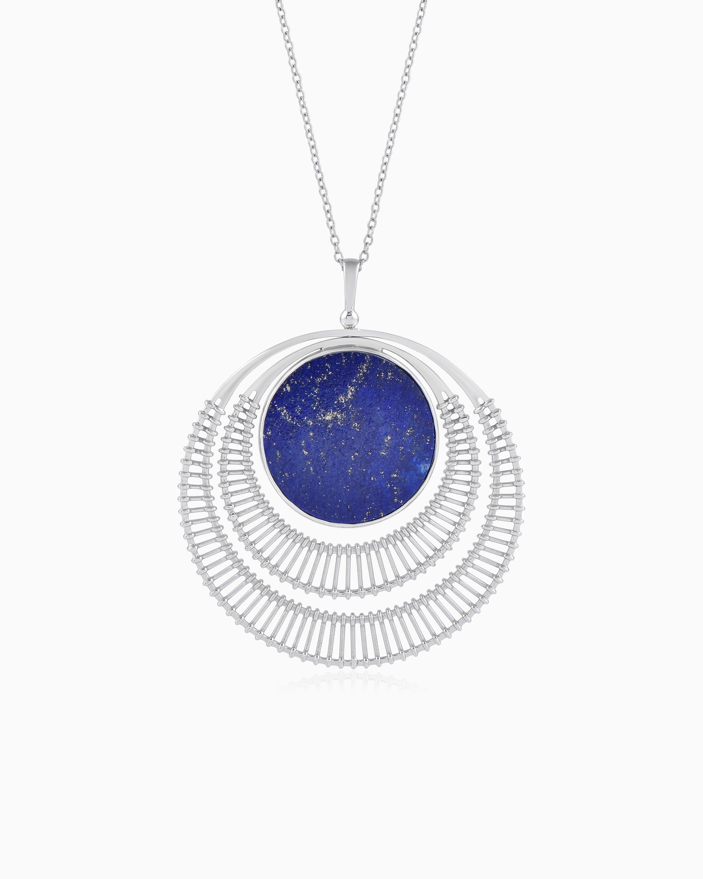 Twinned Full Moon Flip Pendant