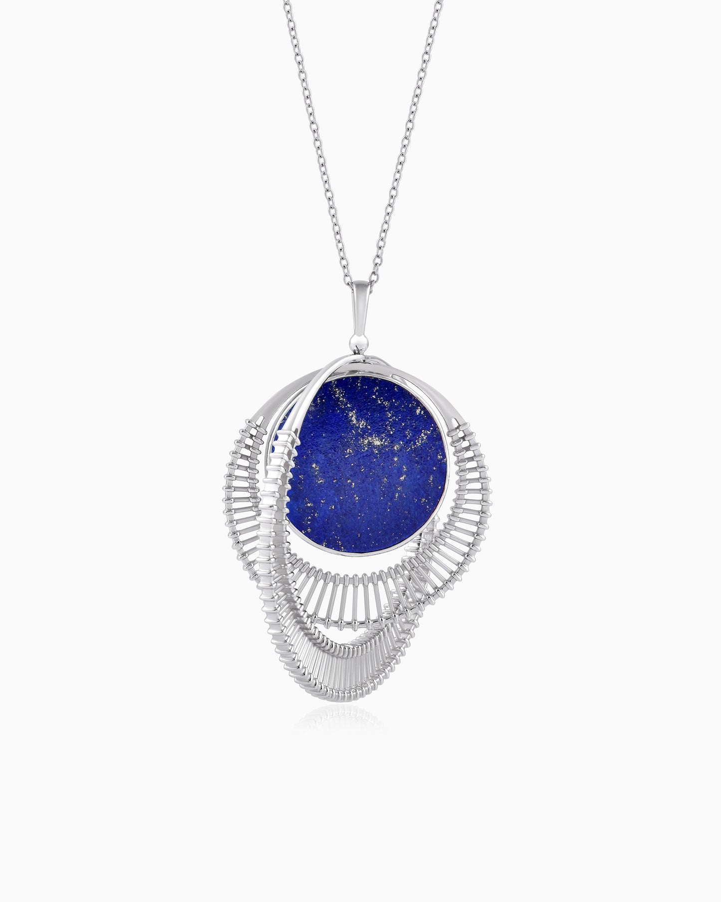 Twinned Full Moon Flip Pendant