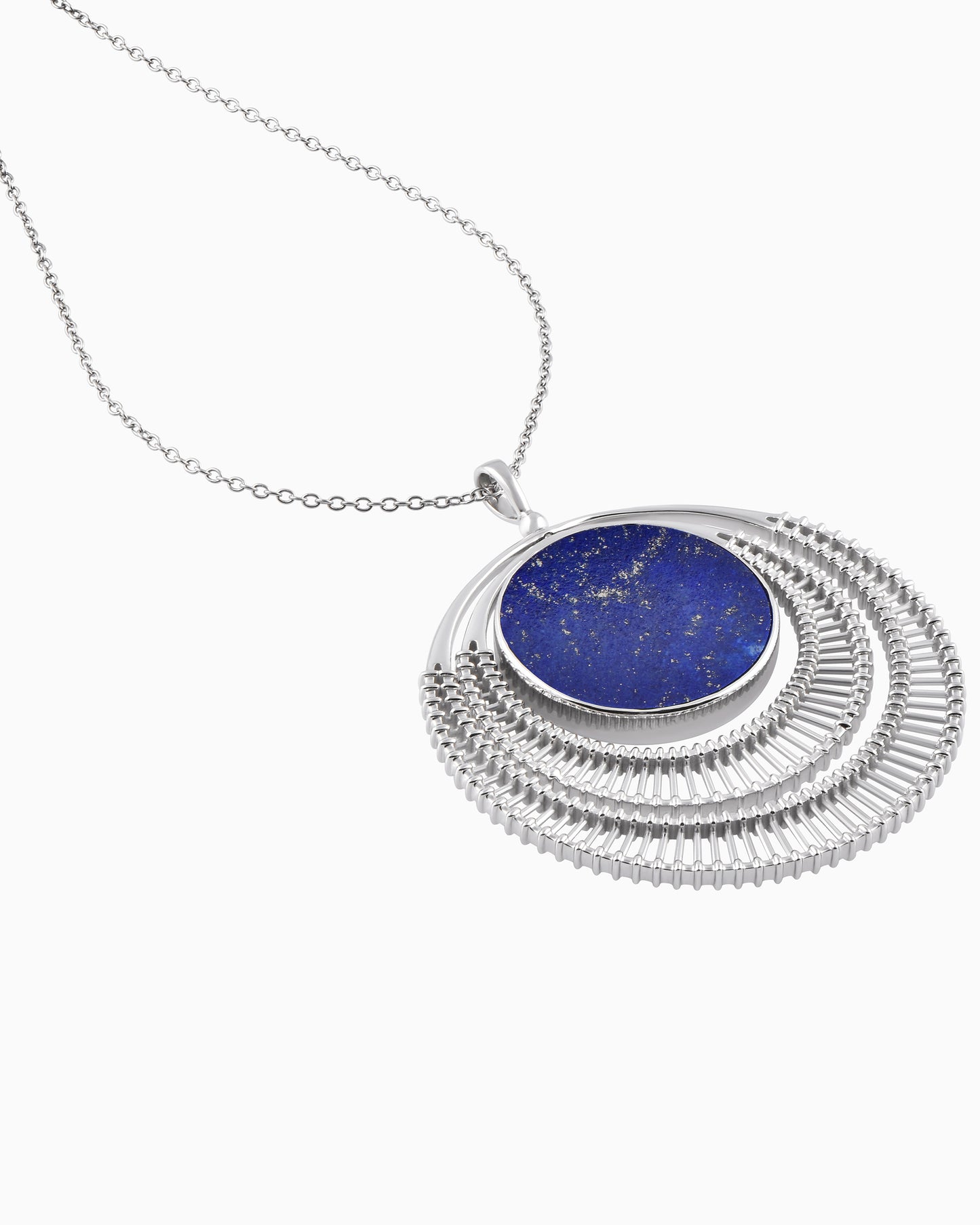 Twinned Full Moon Flip Pendant