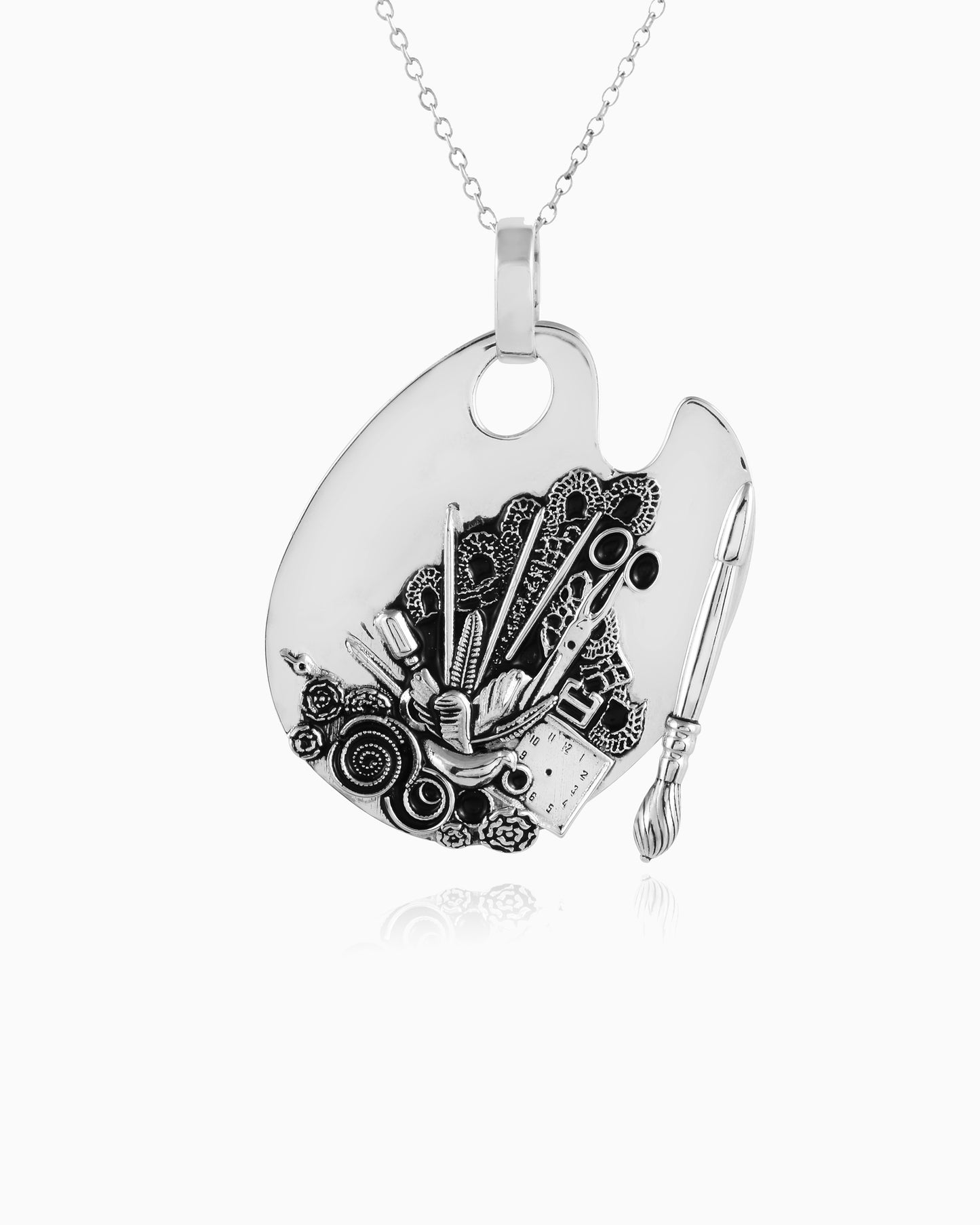Silhouette Palette Pendant