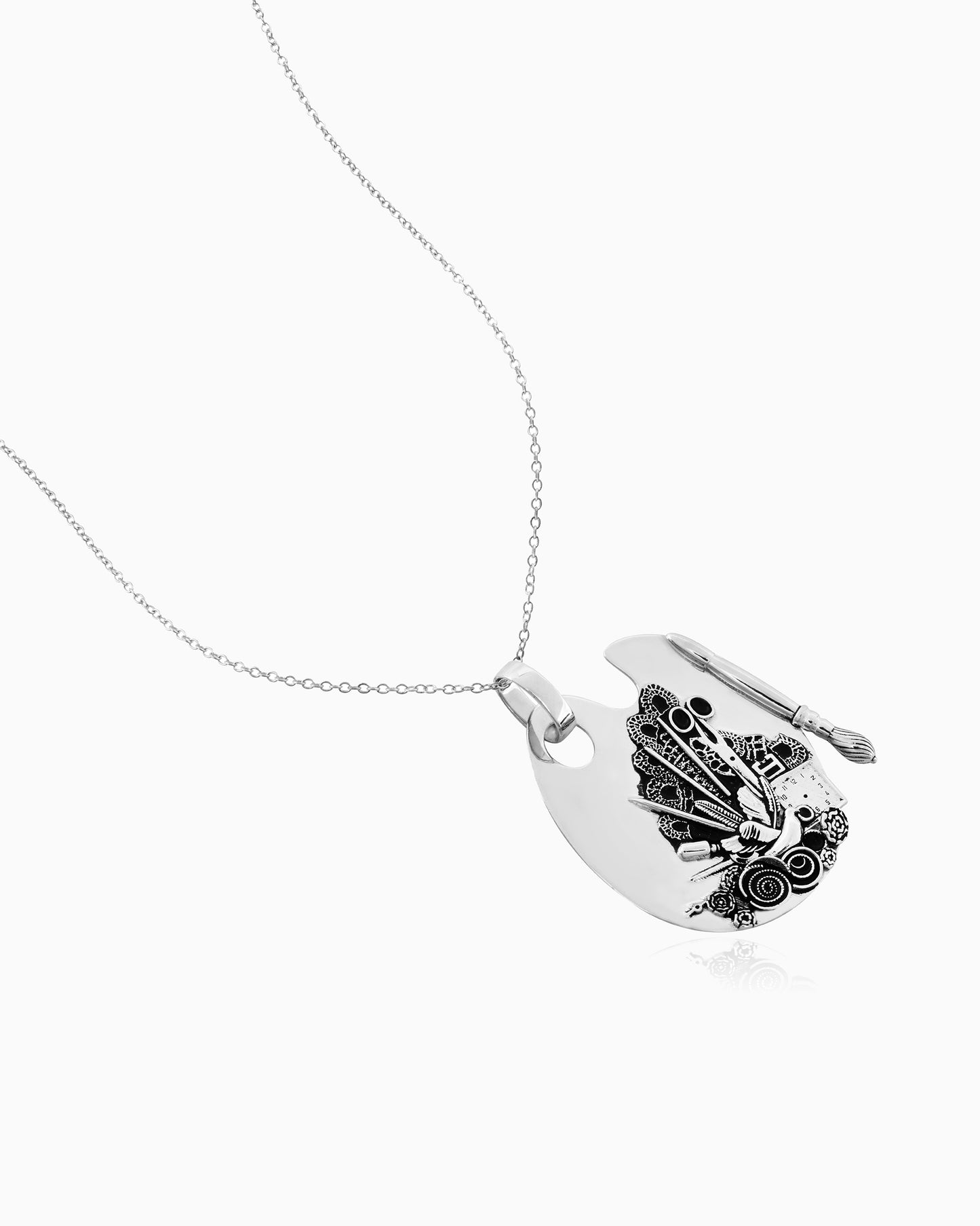 Silhouette Palette Pendant