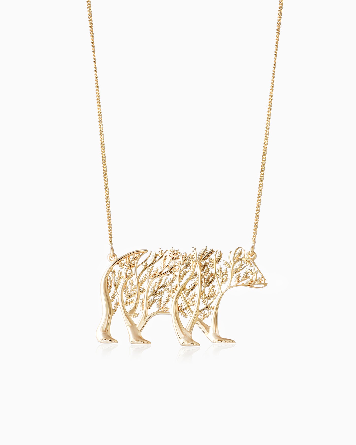 Grizzle Necklace – Gold 18"