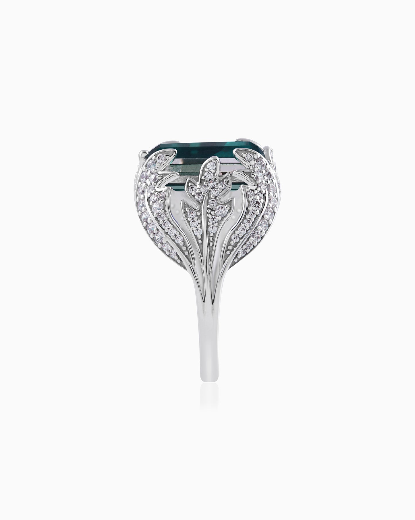 Mirrorgem Green Gleam Ring