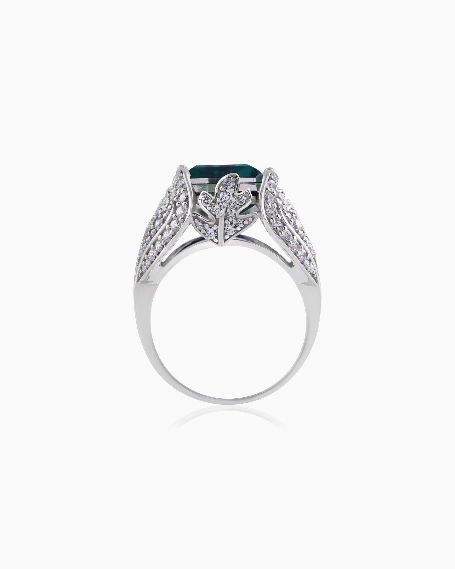 Mirrorgem Green Gleam Ring