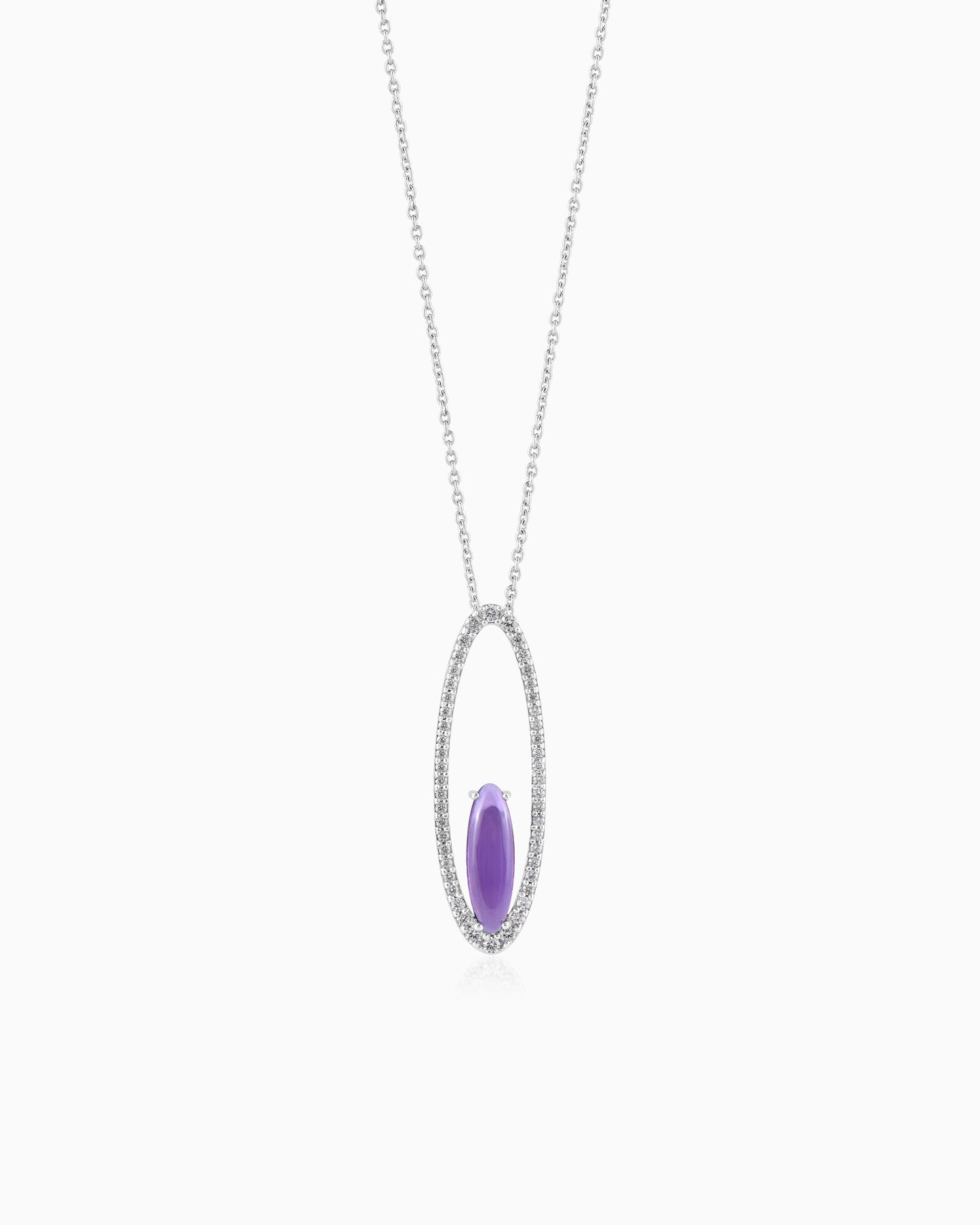 Aurora Wisp Orchid Pendant