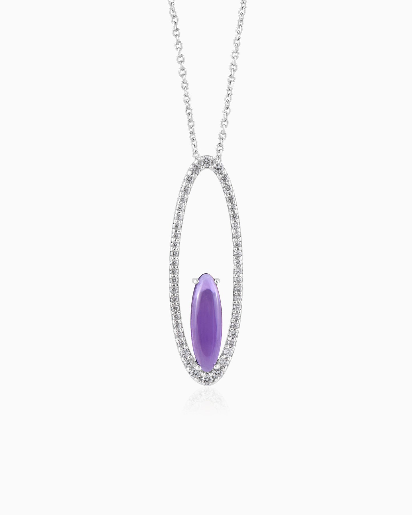 Aurora Wisp Orchid Pendant