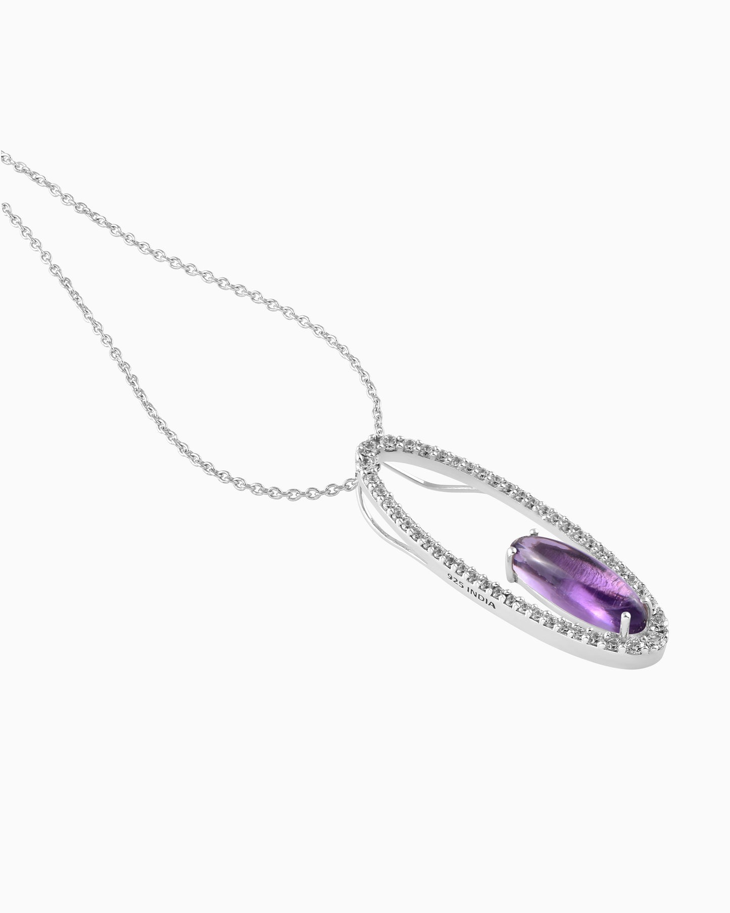 Aurora Wisp Orchid Pendant