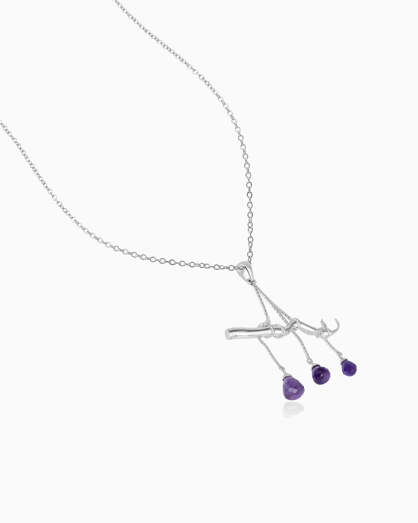 Purple Twilight Fernstone Pendant