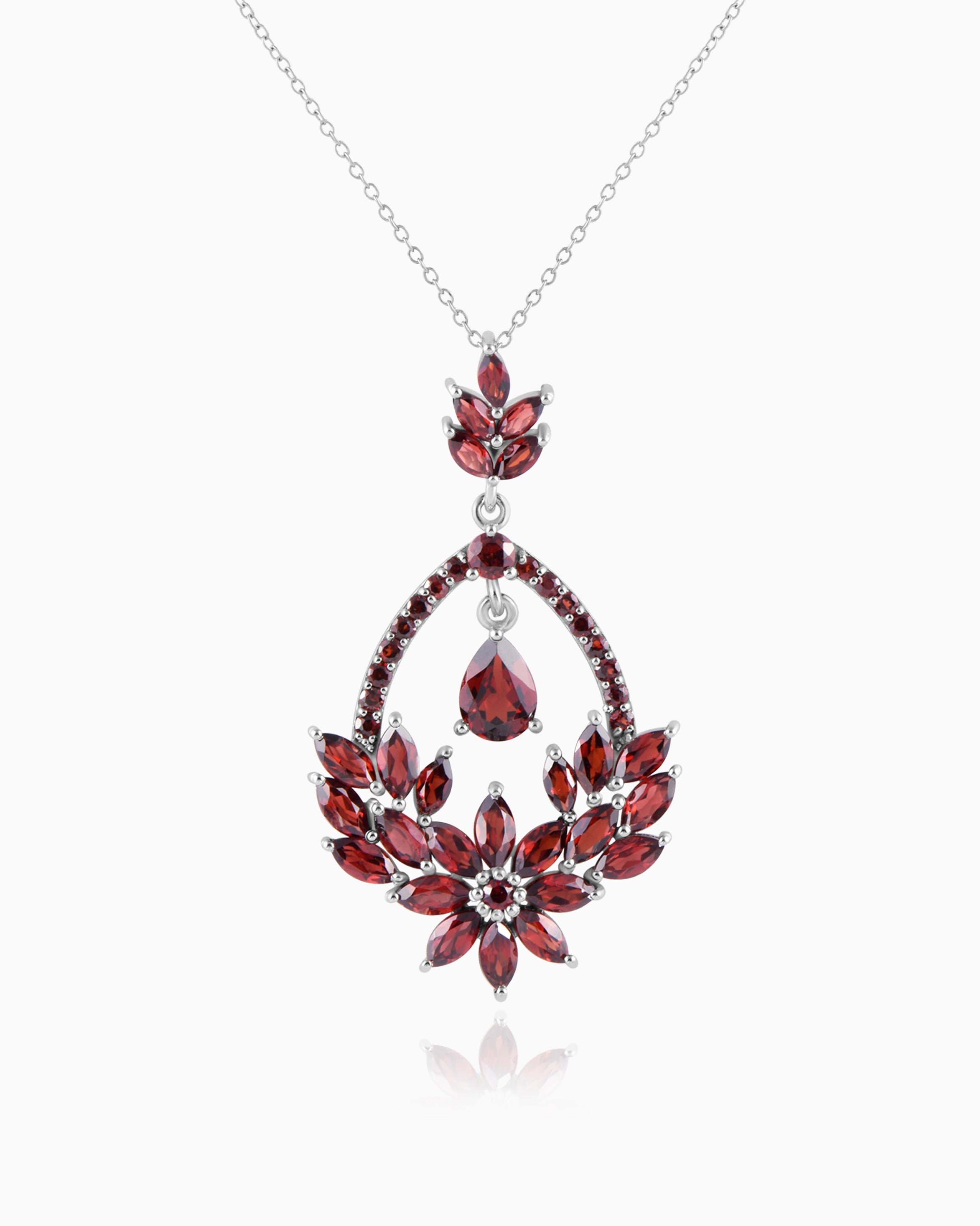 Scarlet Bloom Pendant
