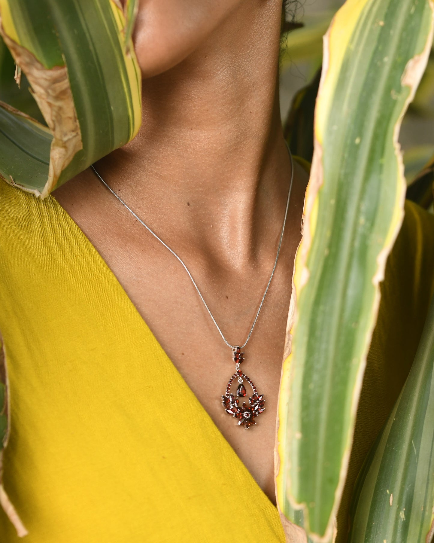 Scarlet Bloom Pendant
