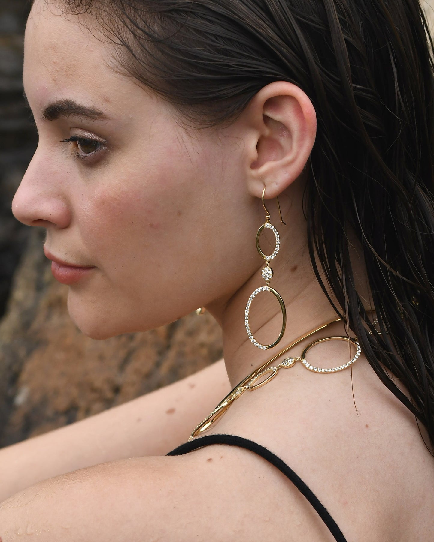 Lumen Earrings – Gold Edition