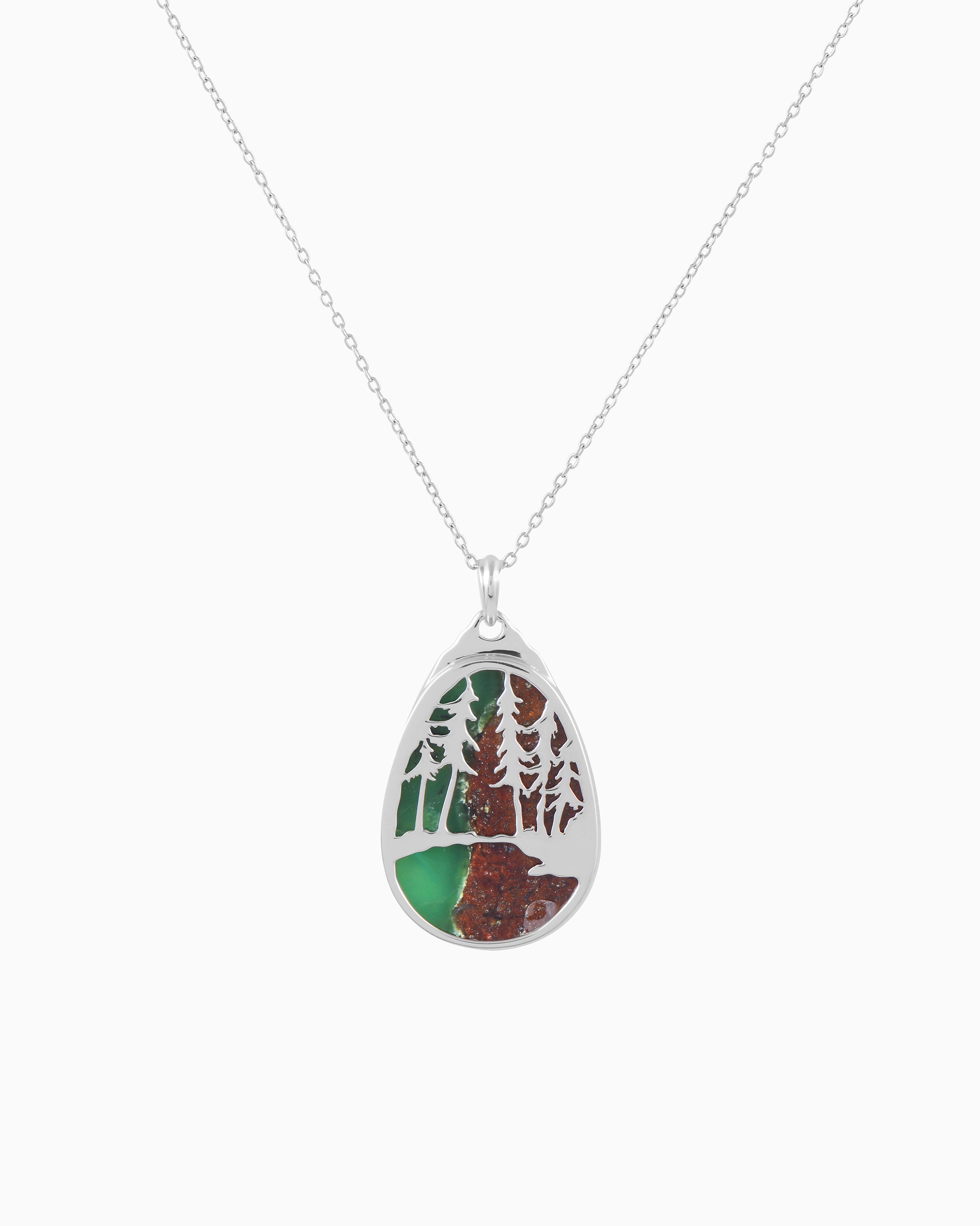 Woodland Whisper Pendant – Moss Veil