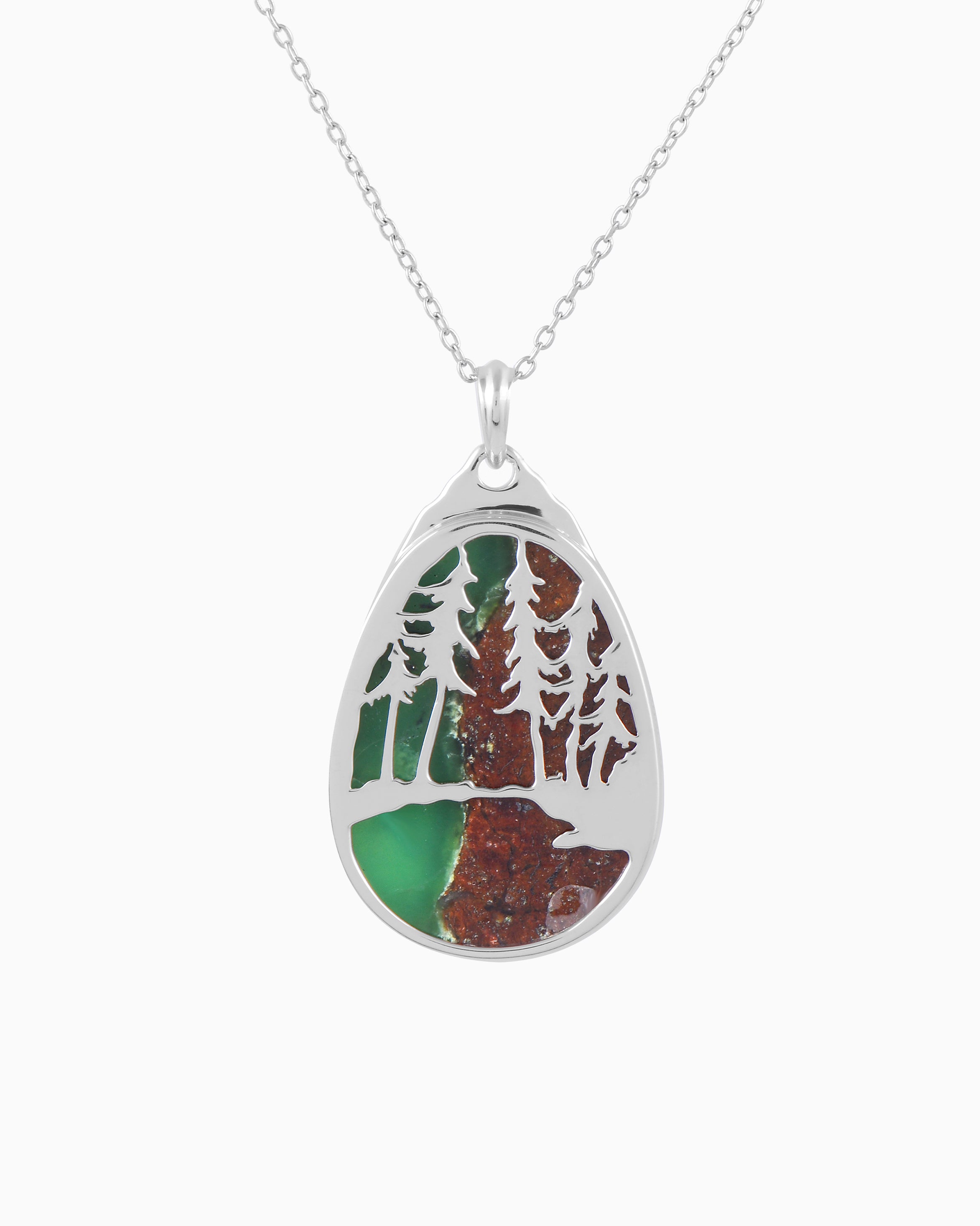 Woodland Whisper Pendant – Moss Veil