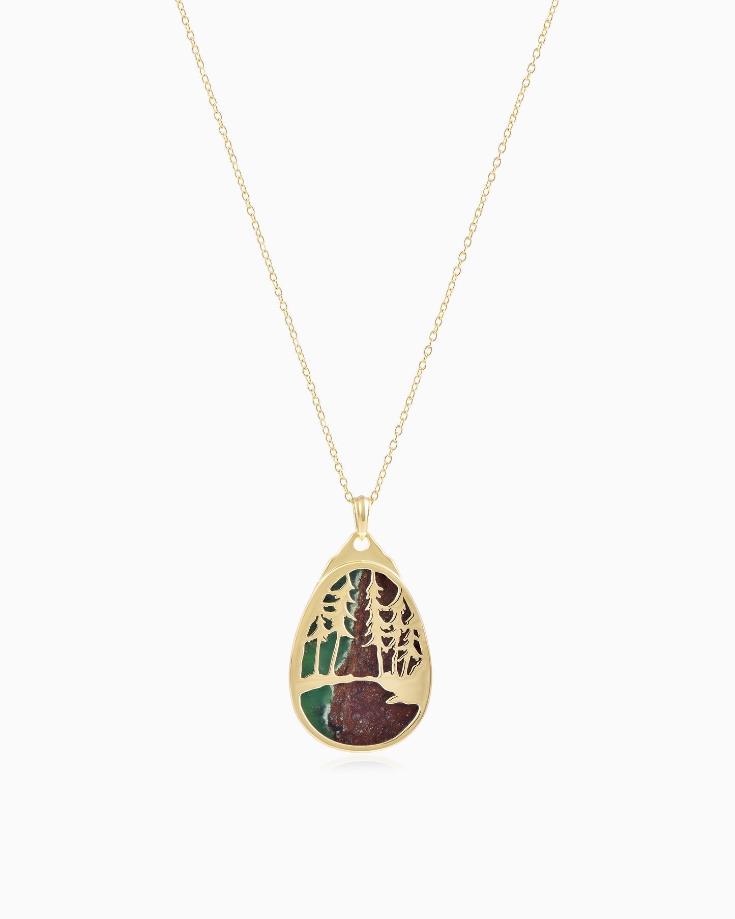 Golden Wilderness Pendant