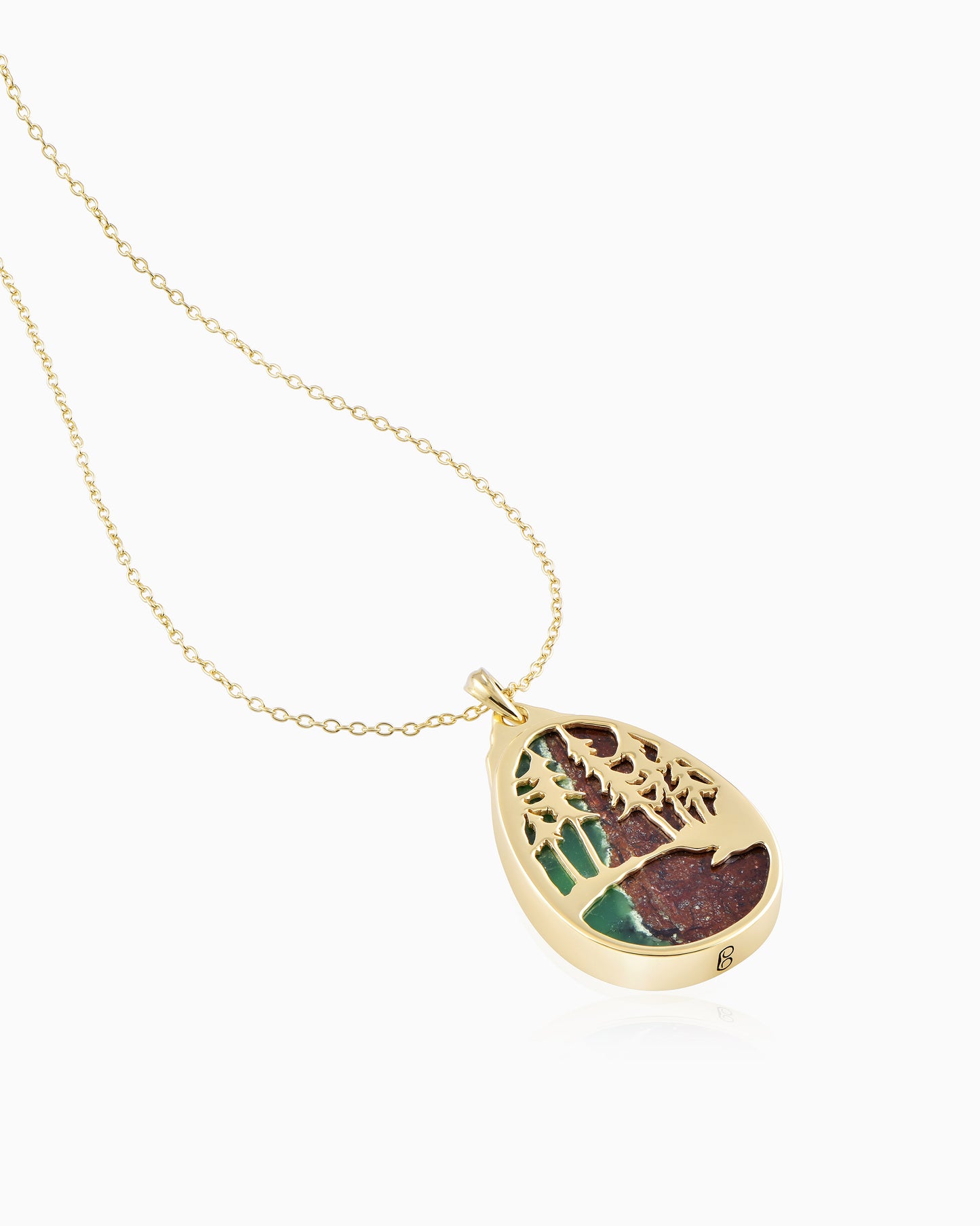 Golden Wilderness Pendant